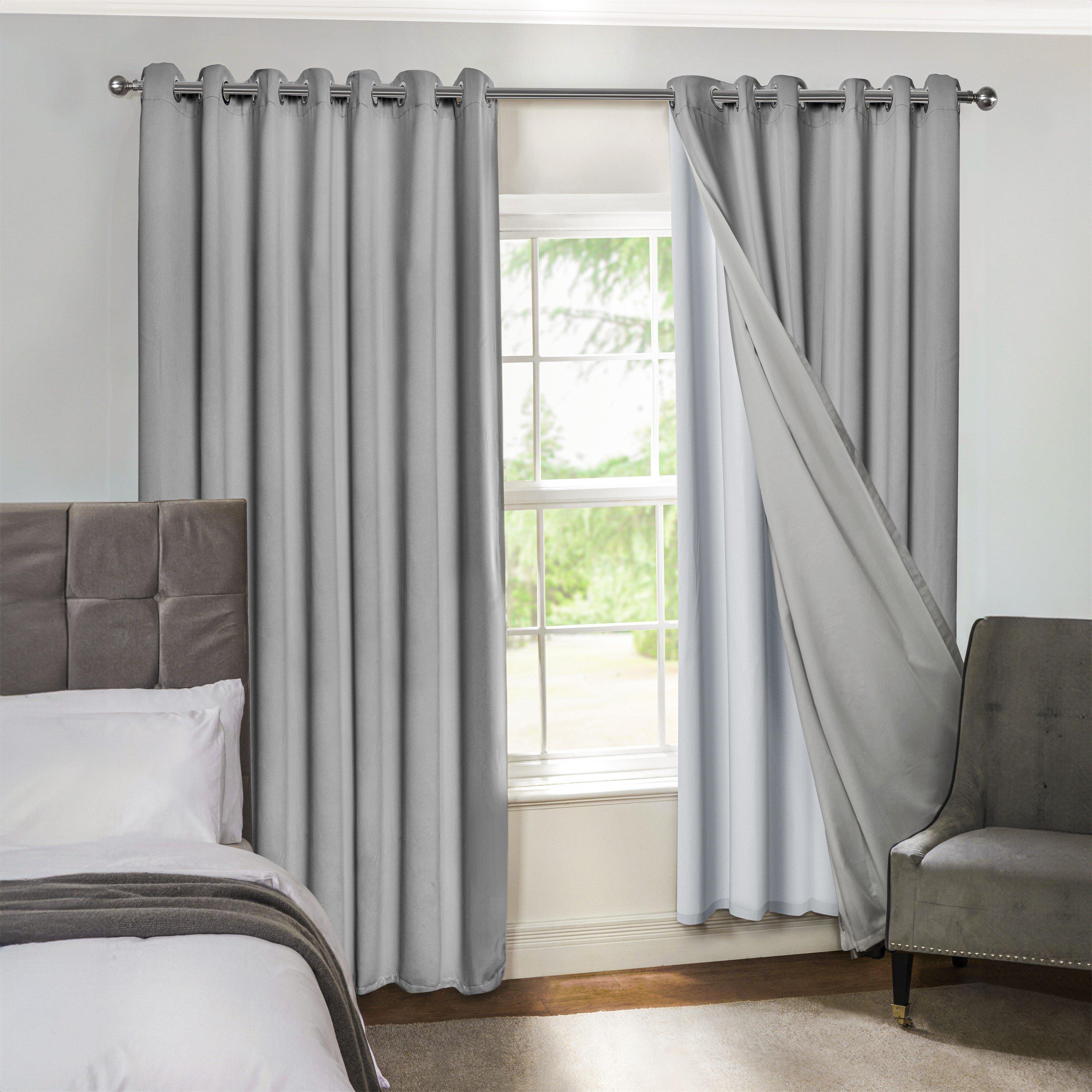 White - Emma Barclay - Blackout Curtains Linings Eyelet - 4