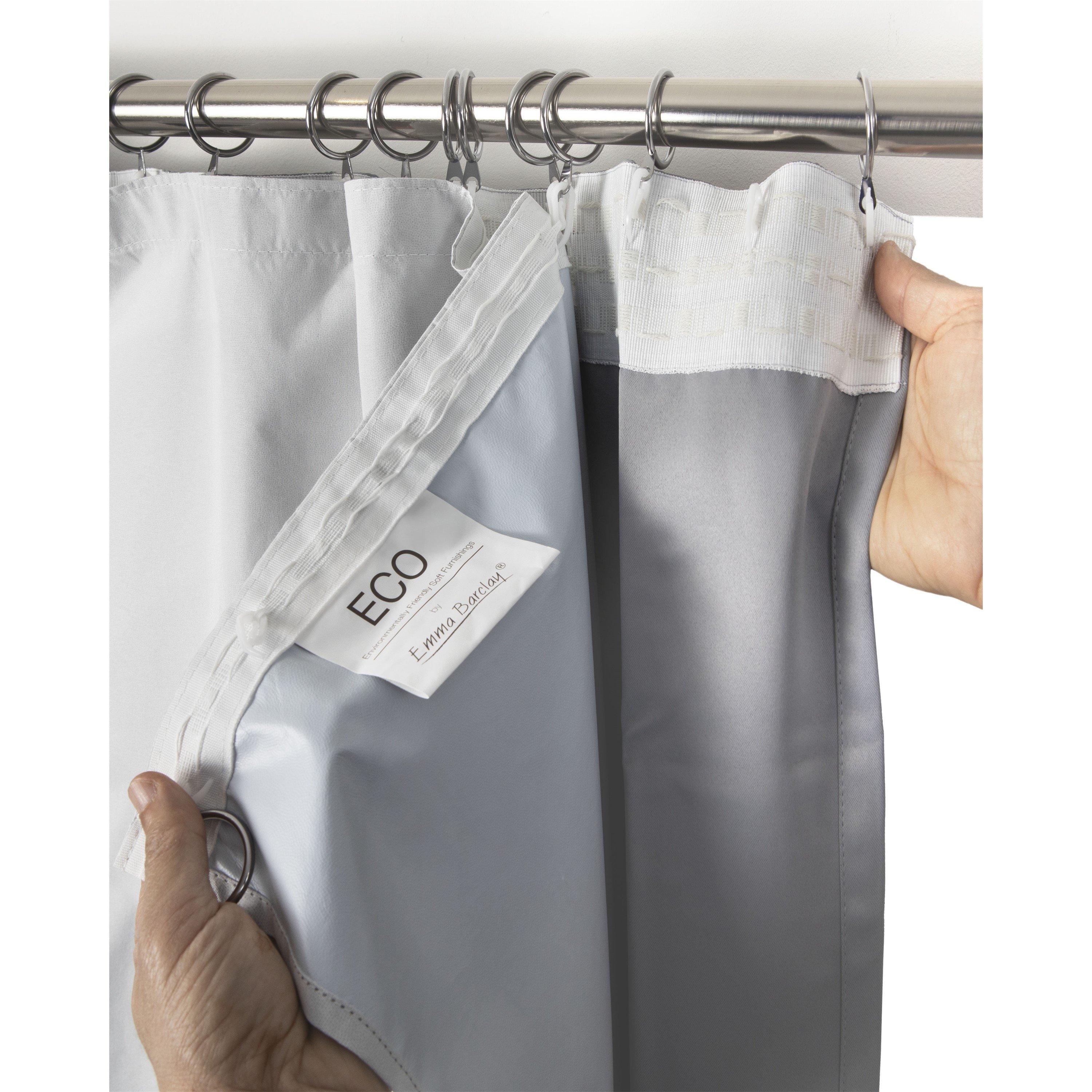 White - Emma Barclay - Blackout Lining Ready Made Pencil Pleat - 1