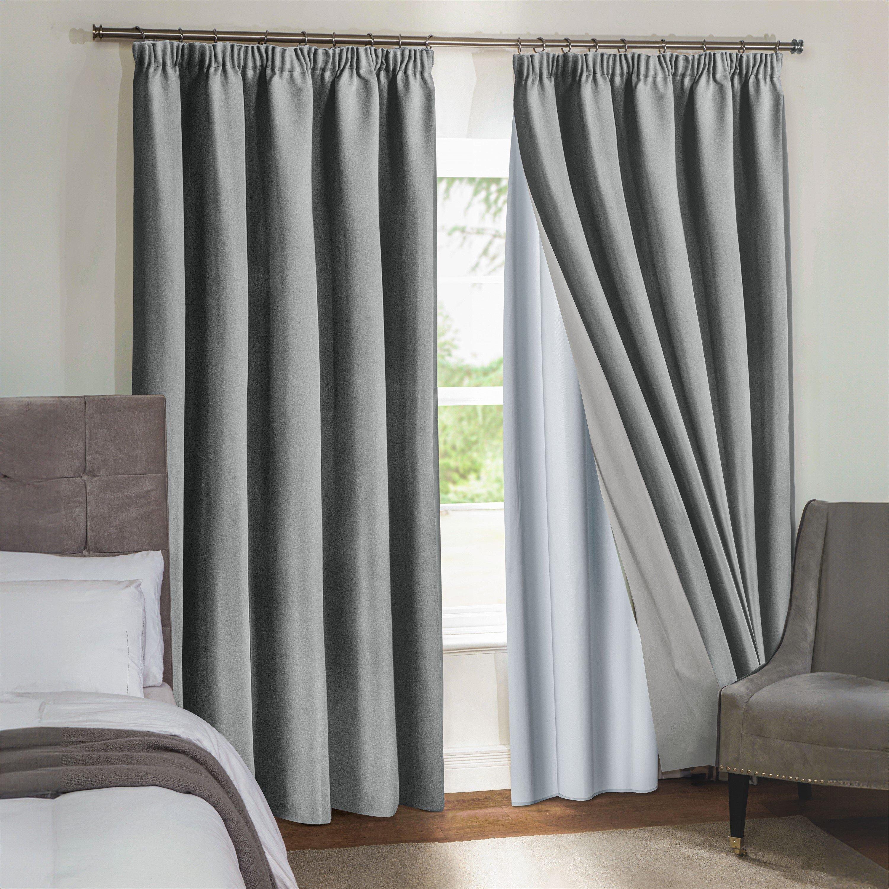 White - Emma Barclay - Blackout Lining Ready Made Pencil Pleat - 5