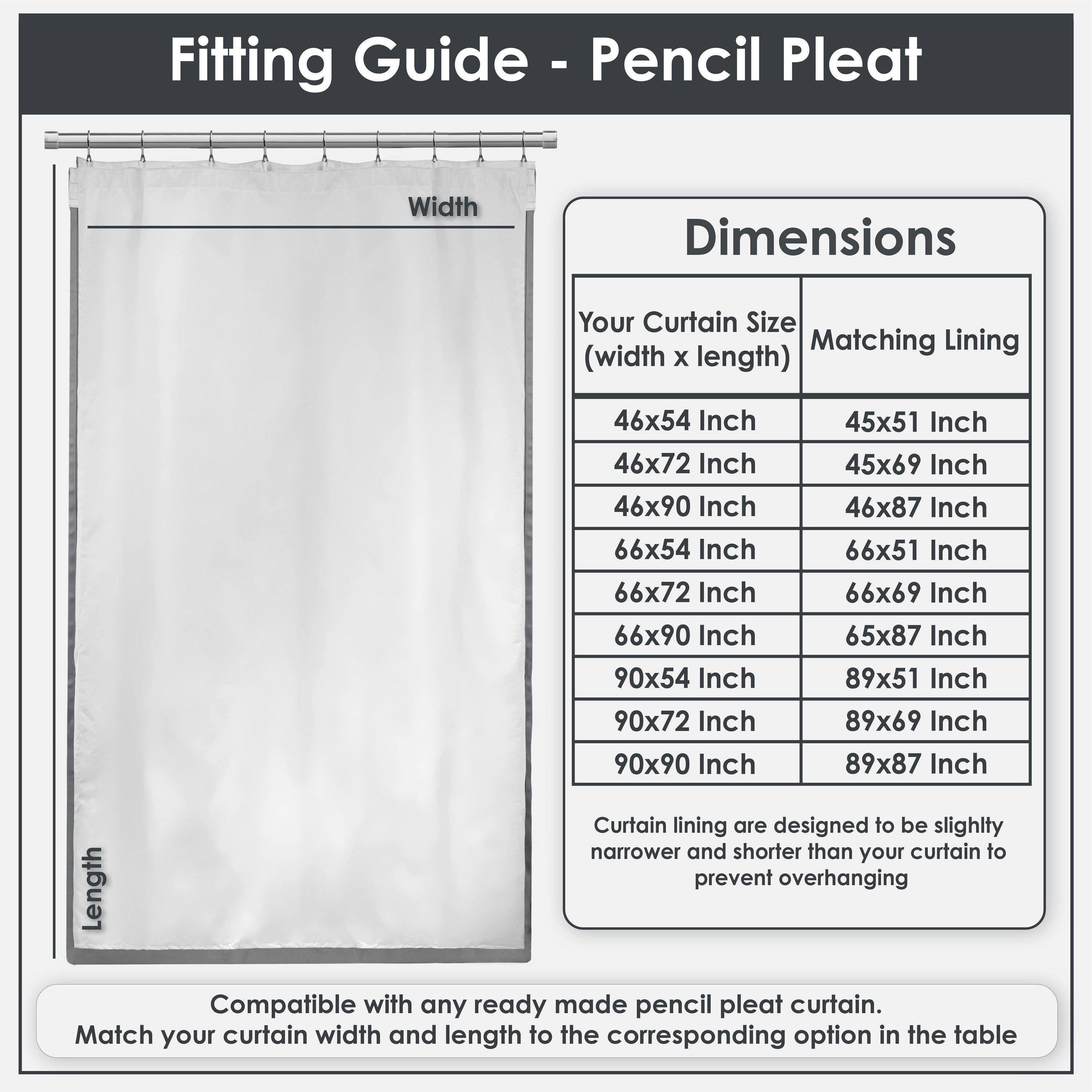 White - Emma Barclay - Blackout Lining Ready Made Pencil Pleat - 6