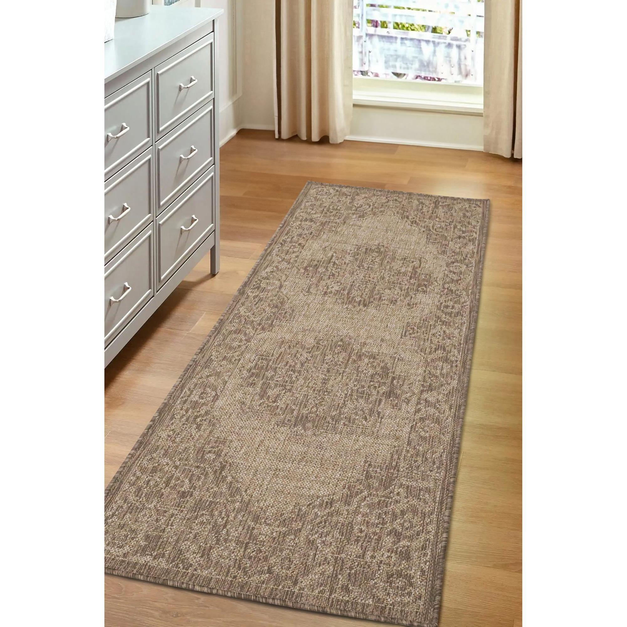 Latte - Homemaker - Gel Medallion Rug  Latte - 2
