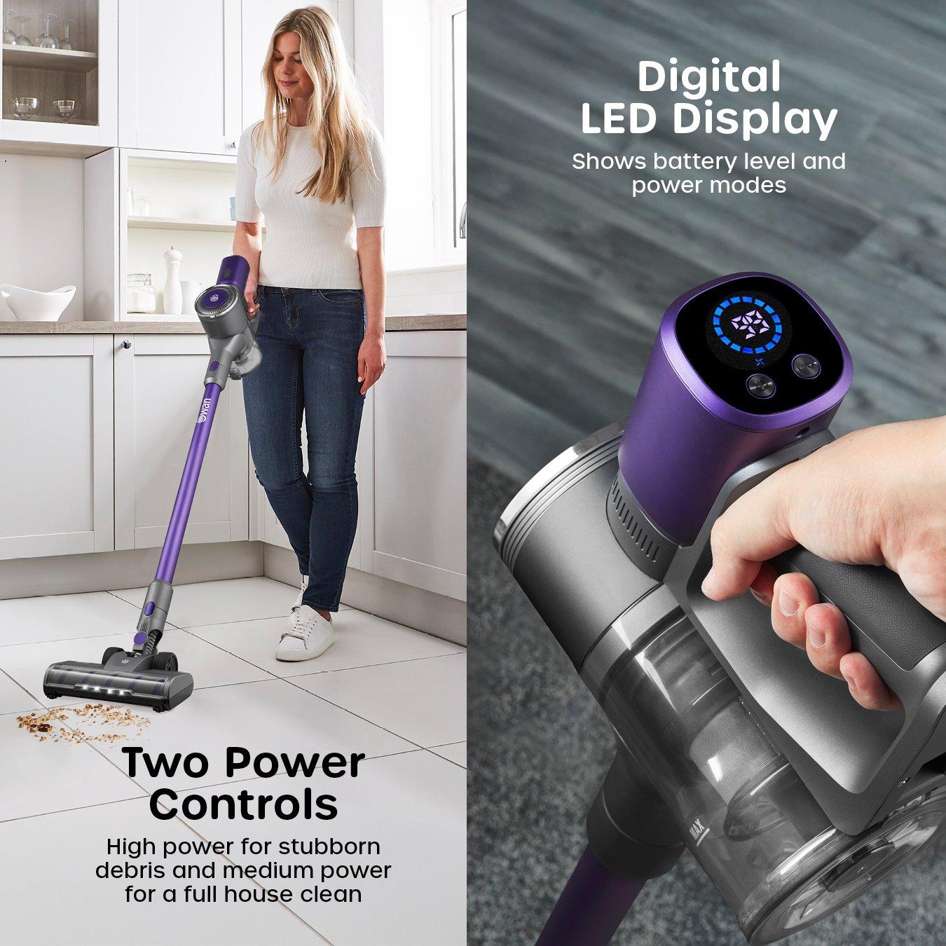 Purple - Swan - Swan 22.2V Cordless Anti Tangle Vacuum - 5
