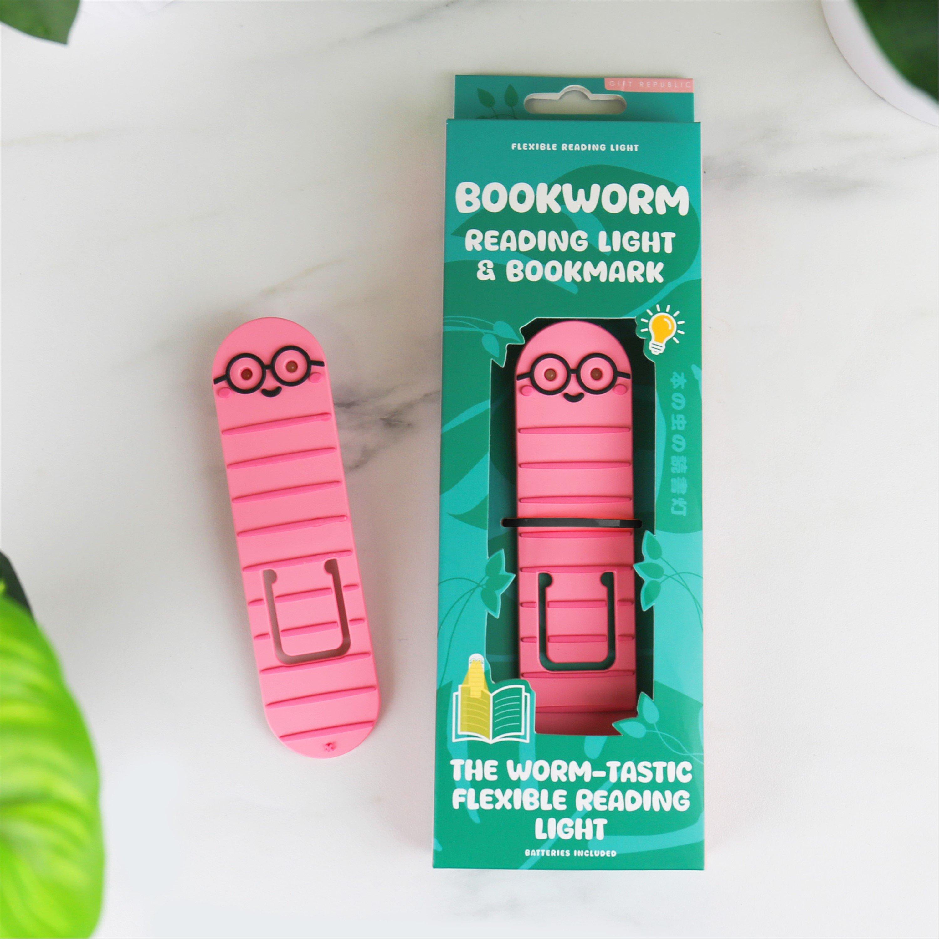 Multi - Gift Republic - Book Buddies – Worm Bookmark and Light - 2