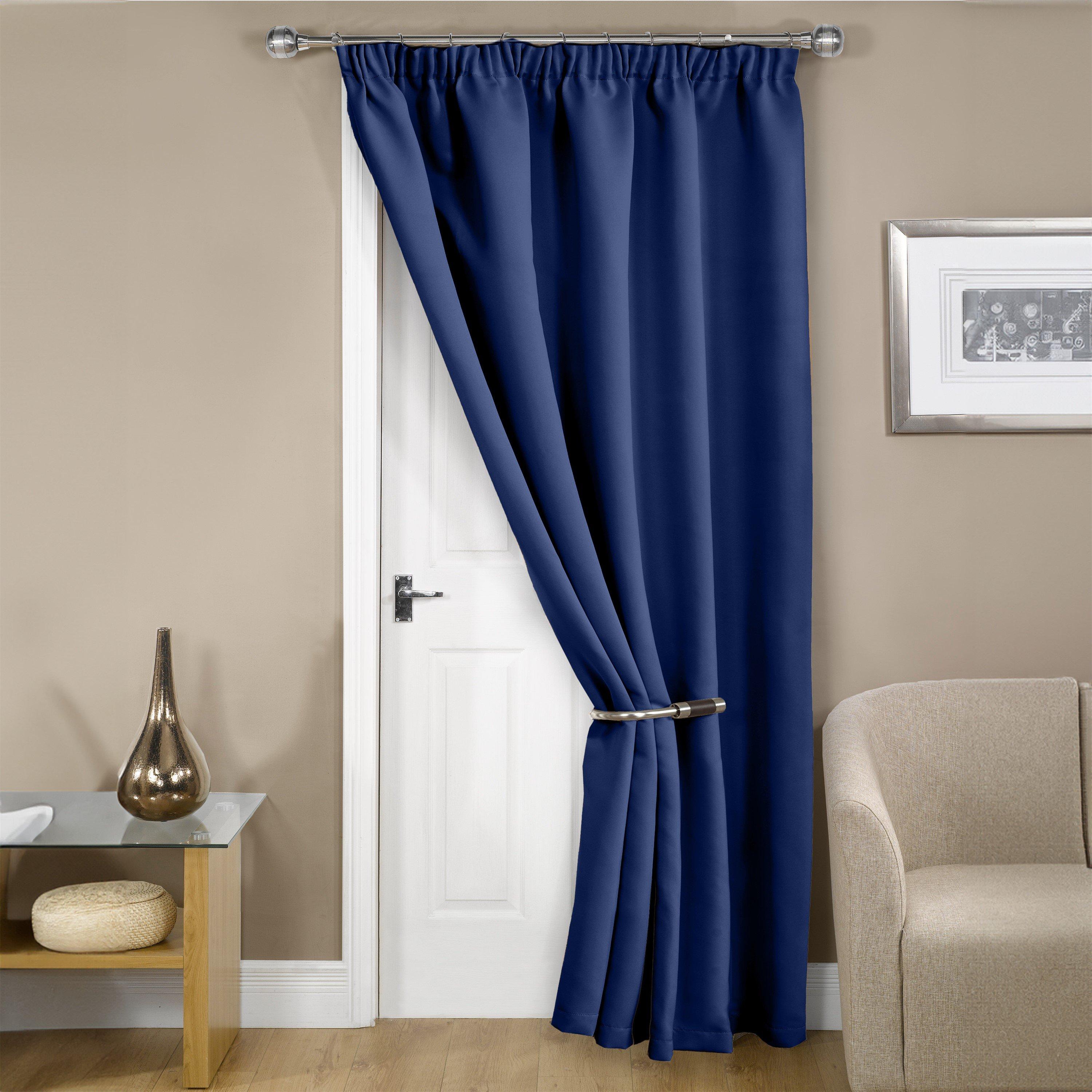 Navy Blue - Emma Barclay - Blackout Curtains Thermal Pencil Pleat Cali - 2