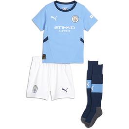 puma branding Manchester City Home Minikit 2024 2025 Infants