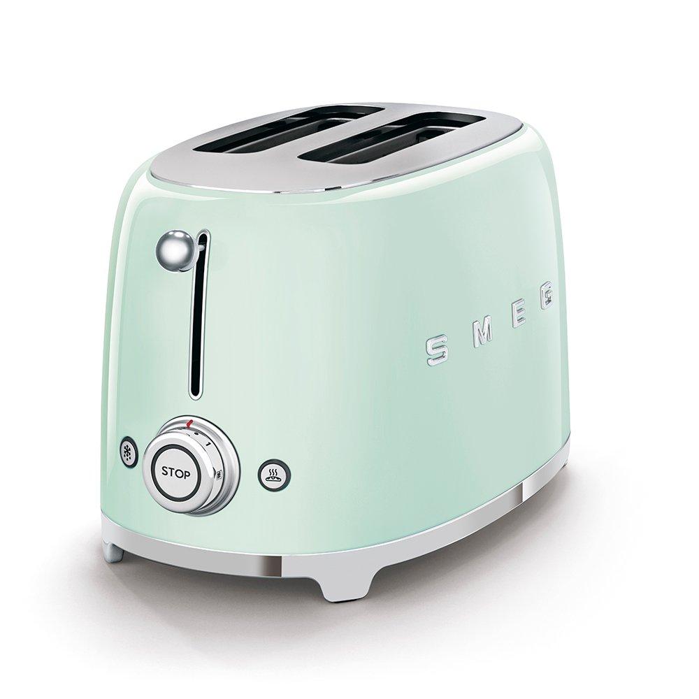 Green - Smeg - 50s Style 1.7L Kettle and 2-Slice Toaster - 3