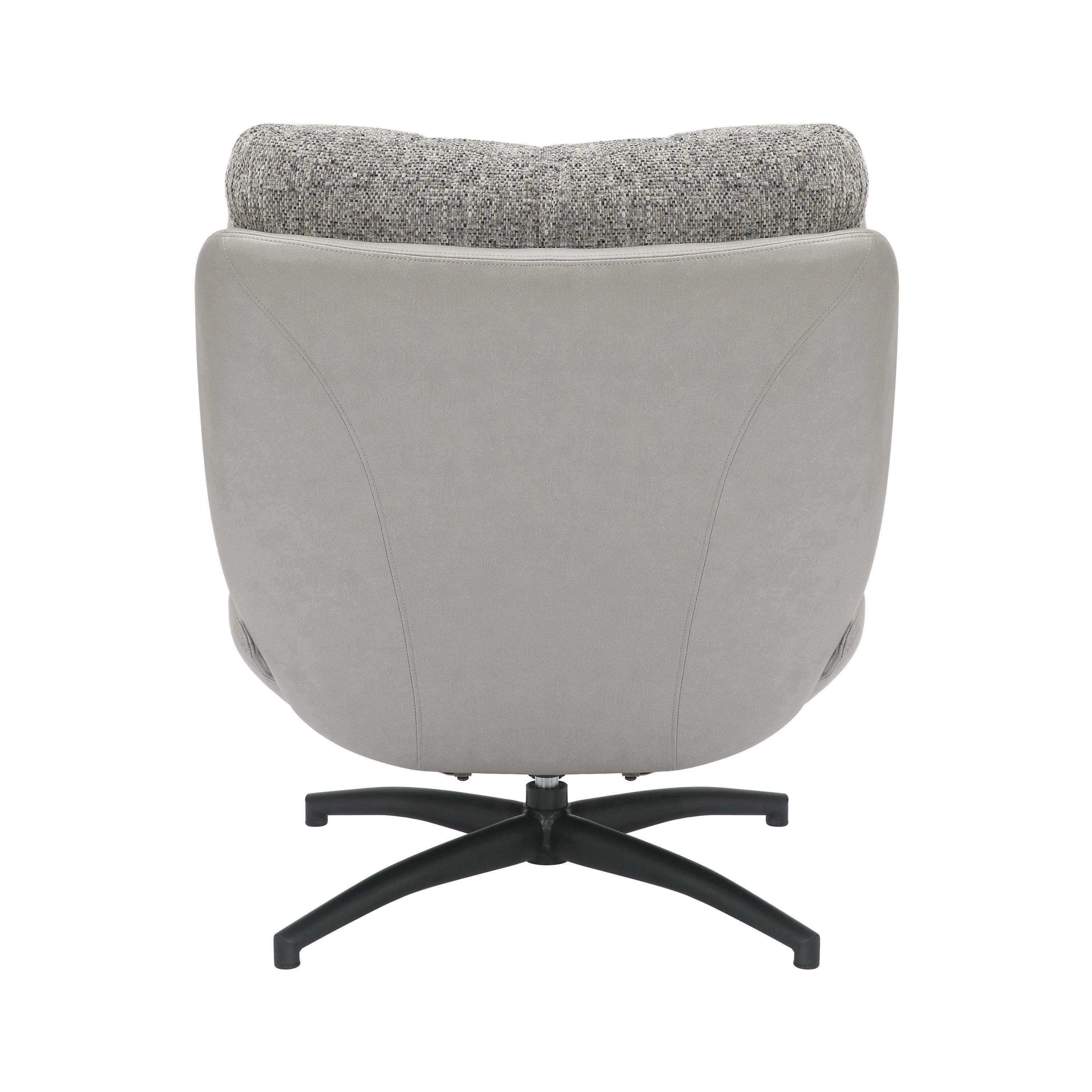 Grey - Shankar - Clam Lounge Chair - 3