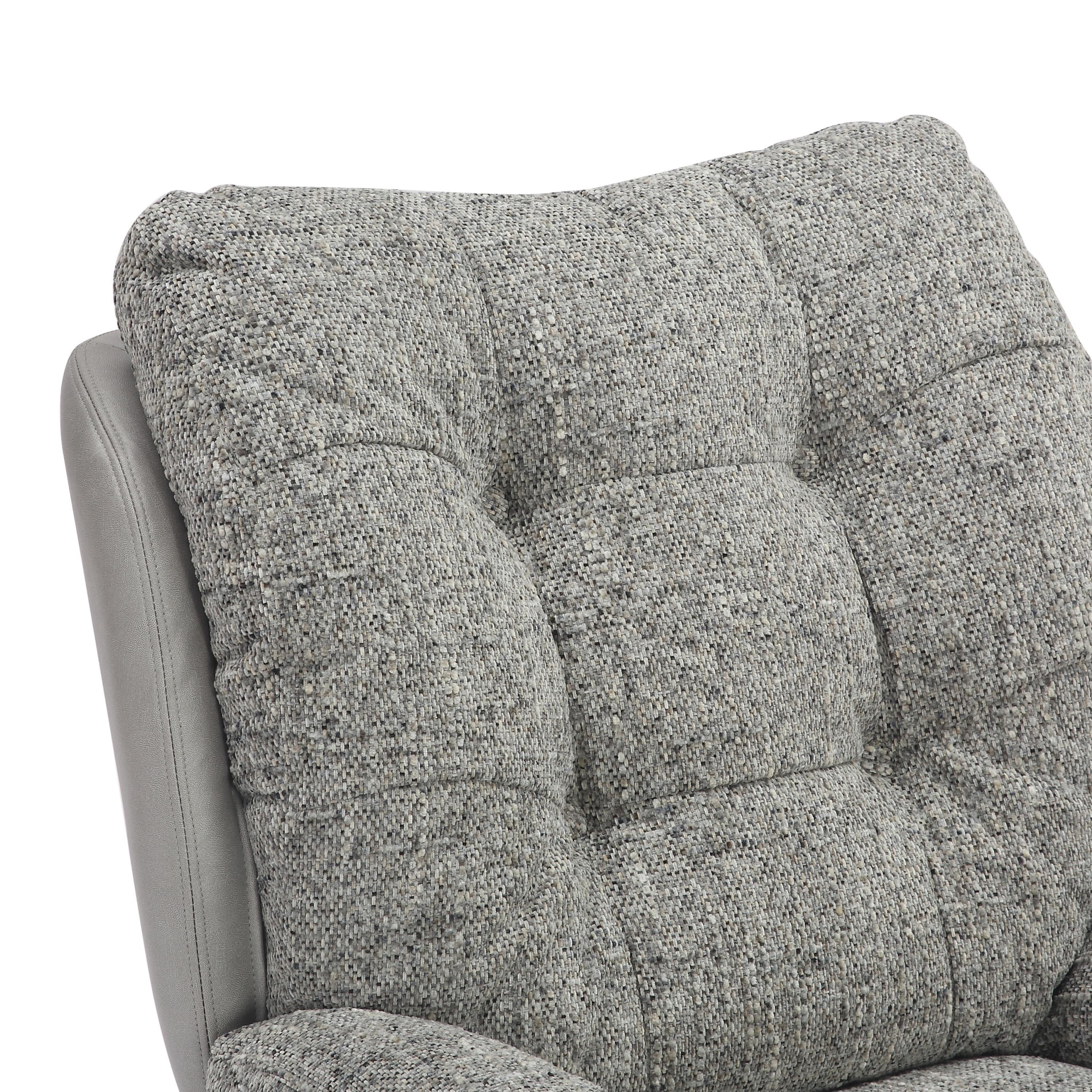 Grey - Shankar - Clam Lounge Chair - 5