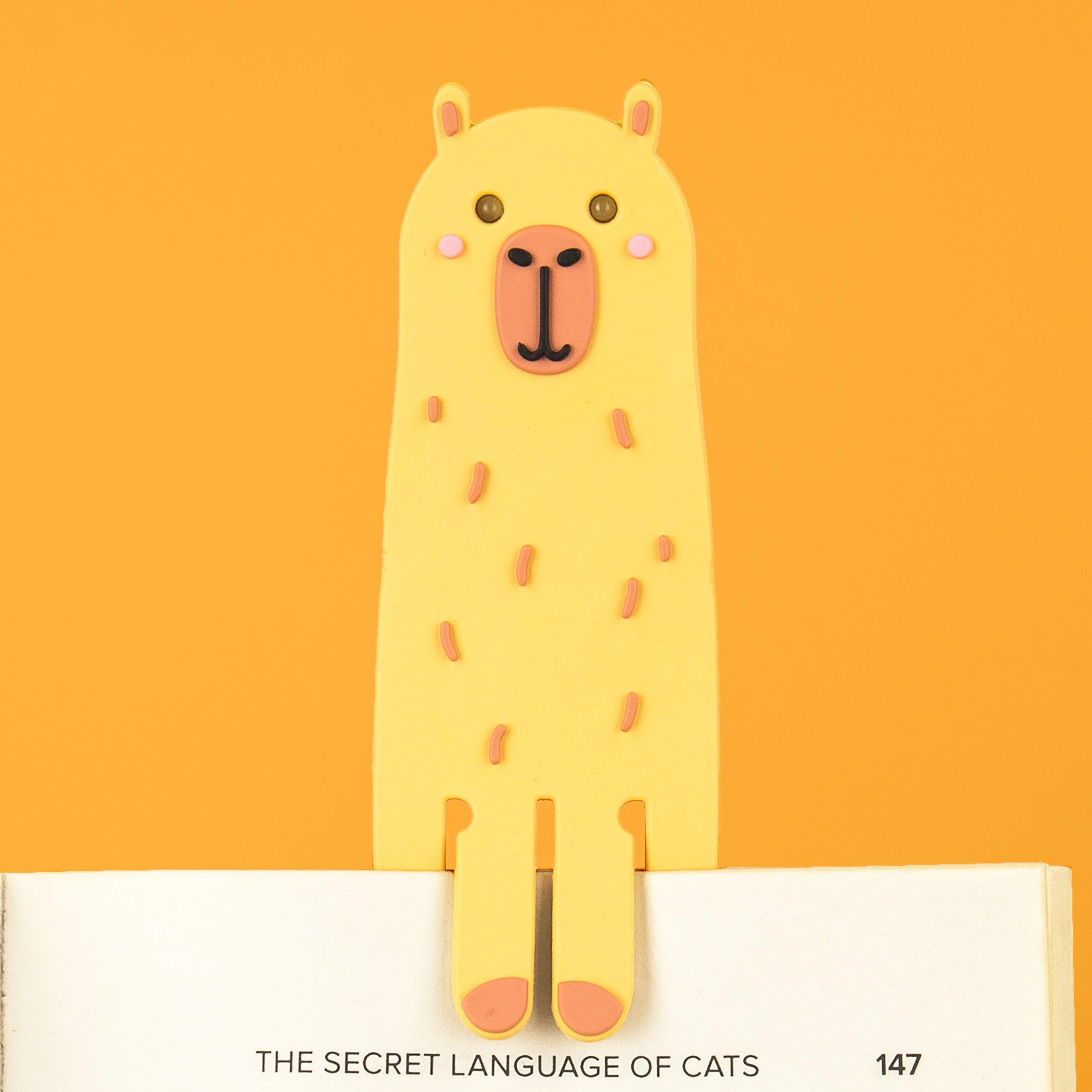 None - Gift Republic - Book Buddy - Capybara Reading Light & Bookmark - 5