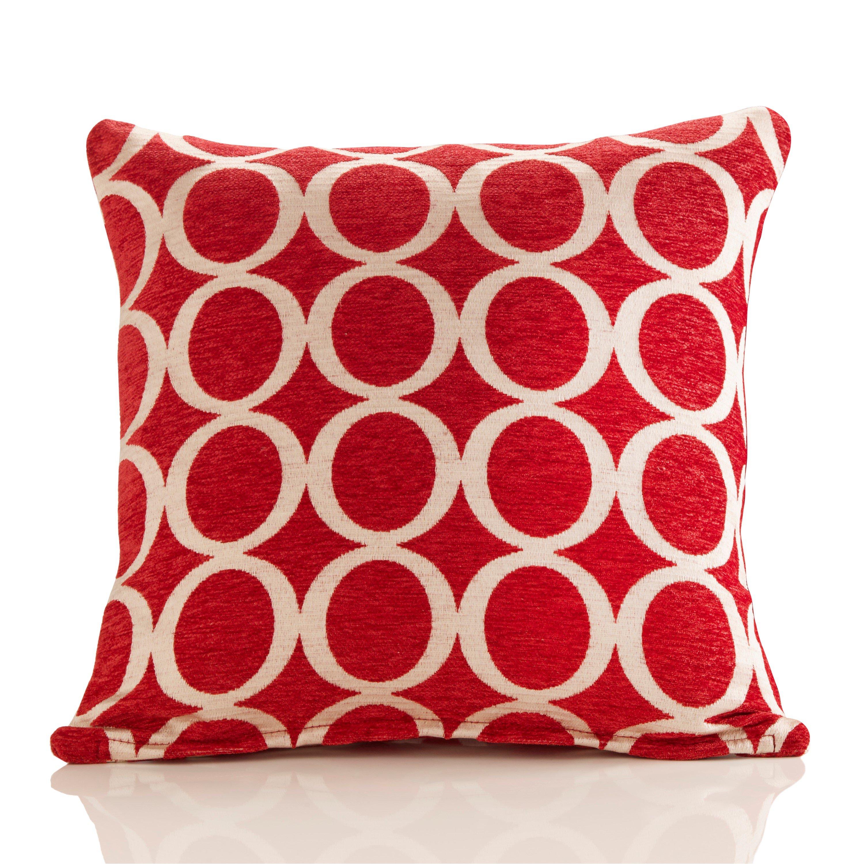 Pair of O Chenille Cushions