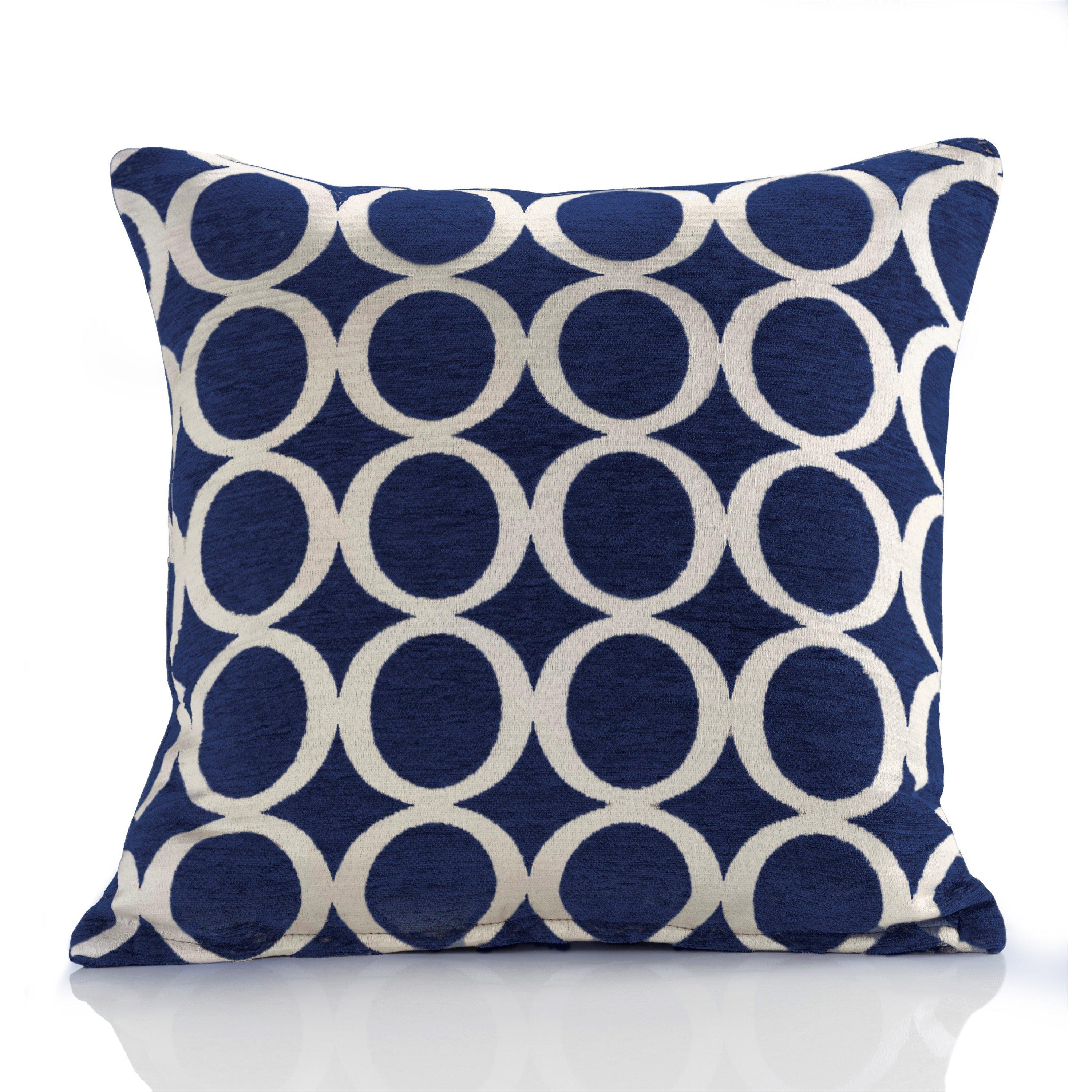 Pair of O Chenille Cushions