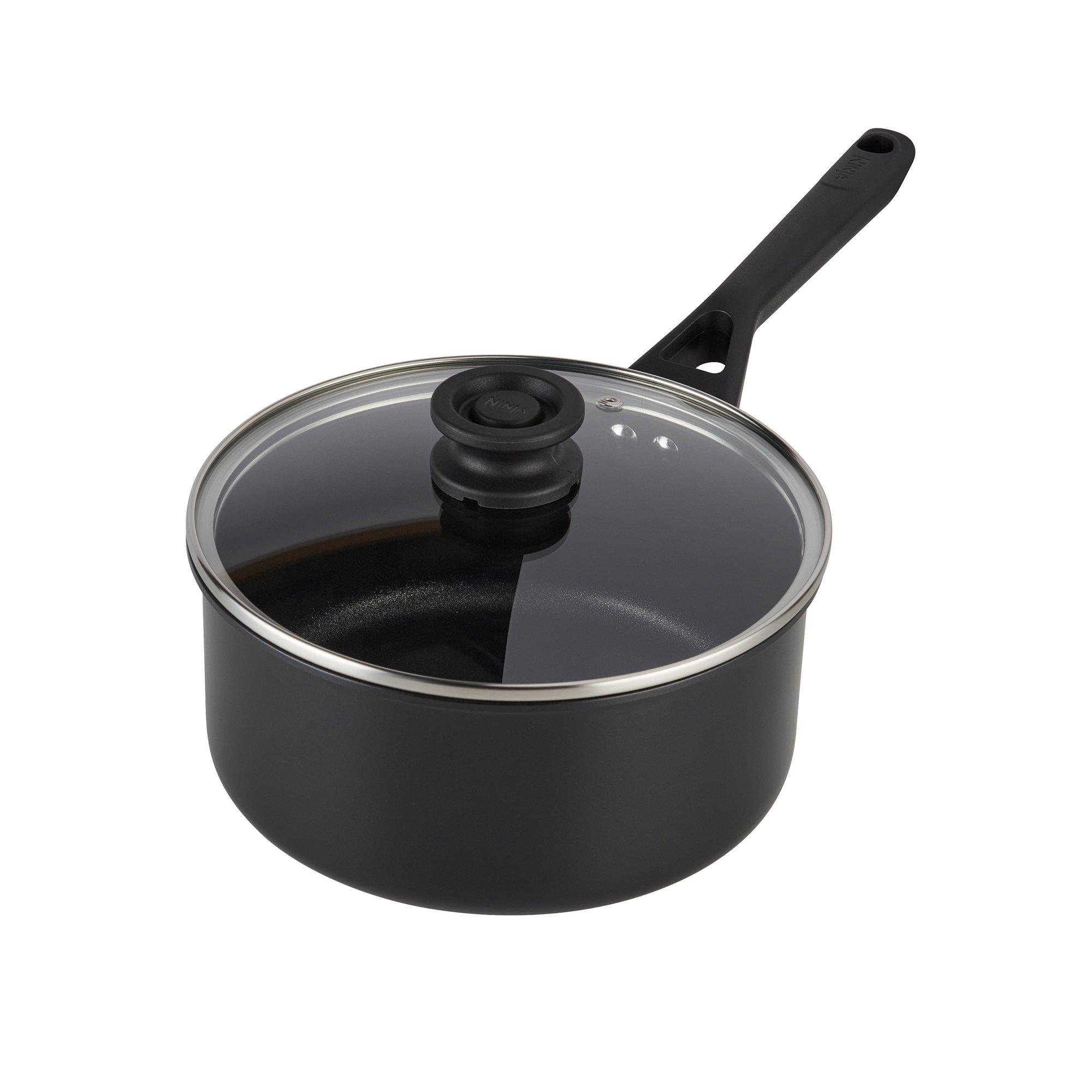 Ninja Zerostick Classic 20cm Saucepan - Cw50220uk In Black