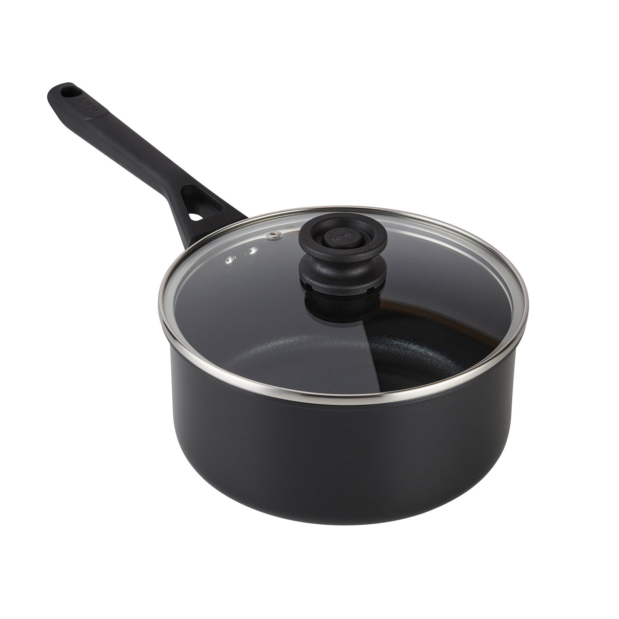 Black - Ninja - ZEROSTICK Classic 20cm Saucepan - CW50220UK - 3