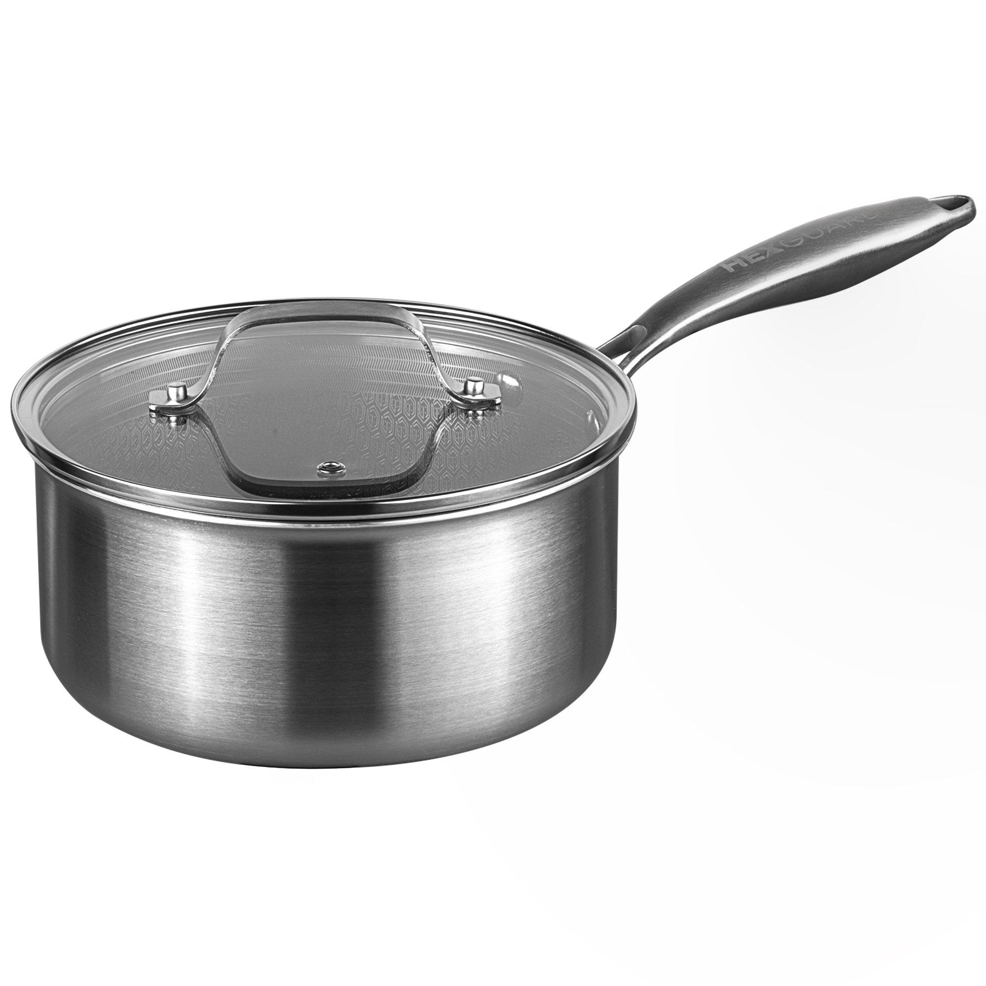 Prochef  Hexguard 20Cm Saucepan - Silver