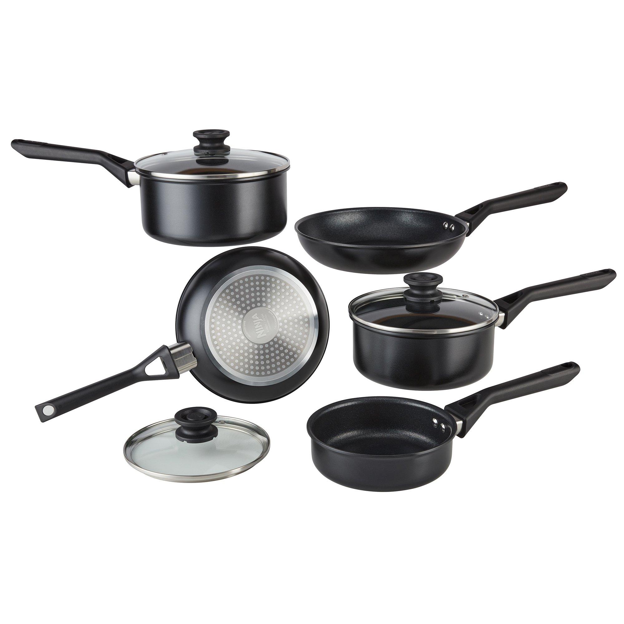 Black - Ninja - ZEROSTICK Classic 5-Piece Pan Set - CW55000UK - 1