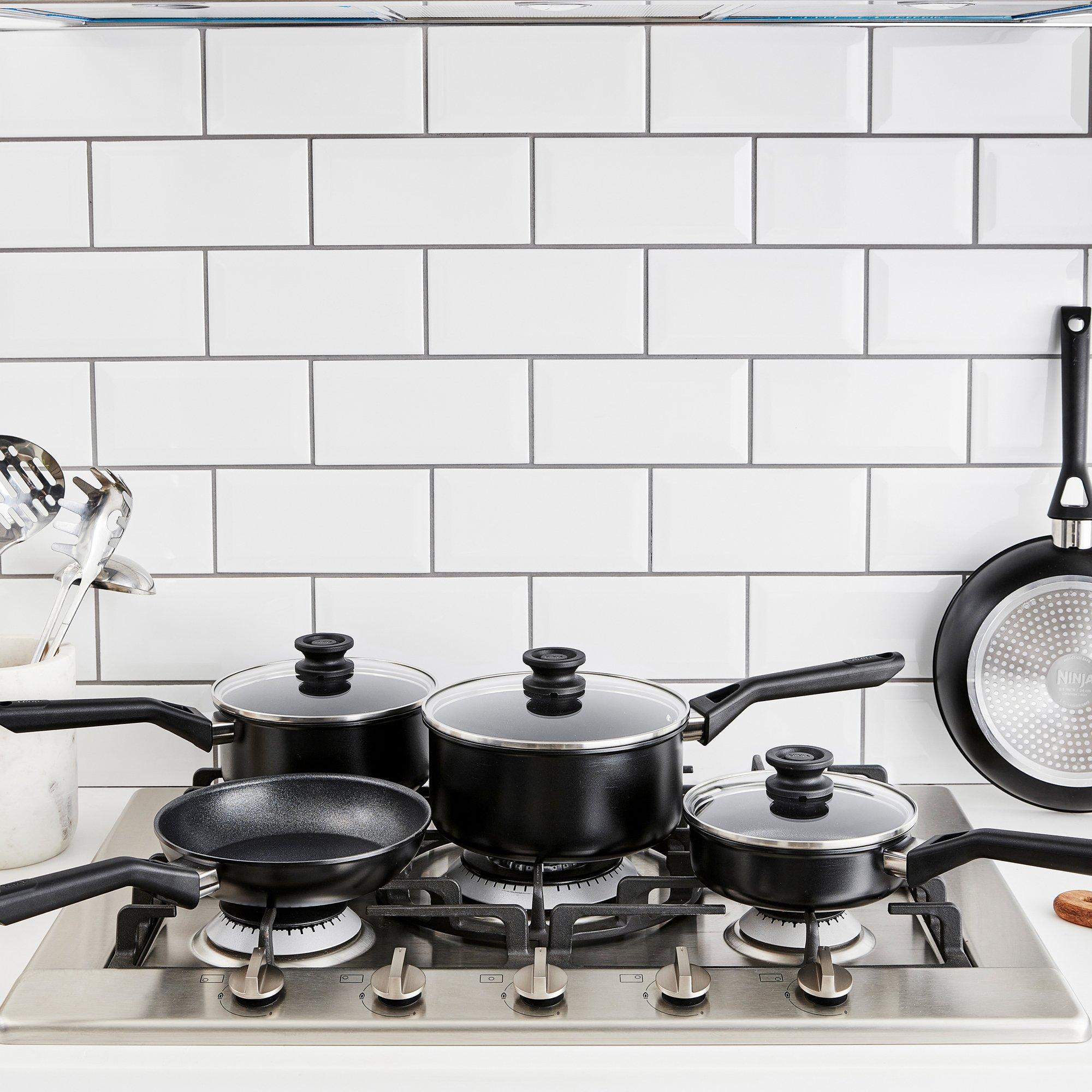 Black - Ninja - ZEROSTICK Classic 5-Piece Pan Set - CW55000UK - 2