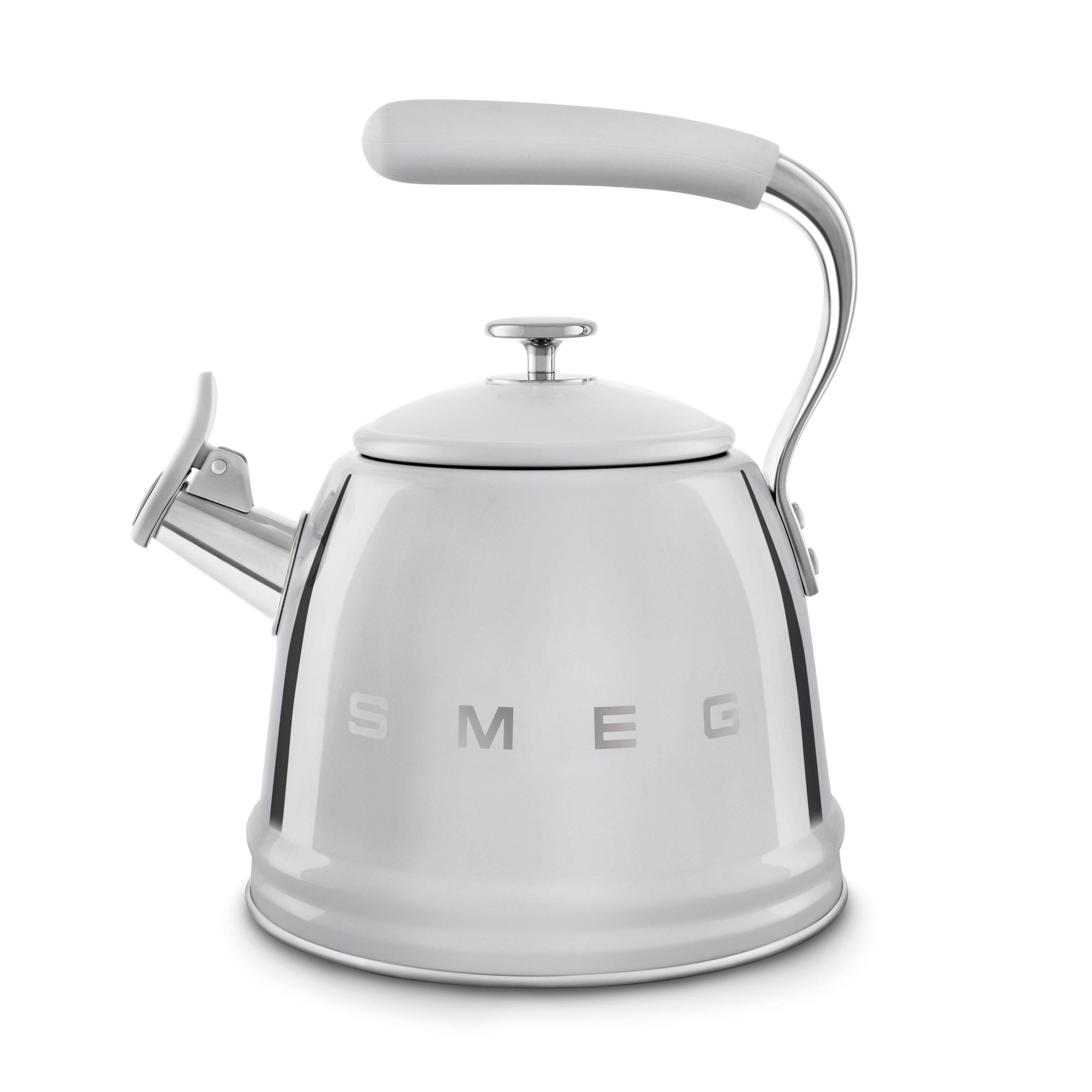 Stainless Steel - Smeg - Whistling Kettle in Stainless Steel - 1