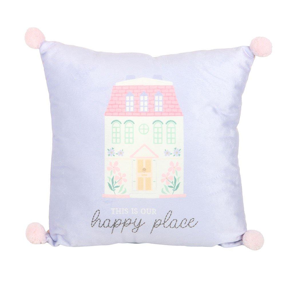 Multi - Something Different - 35cm Square This Is Our Happy Place Square Cushion - 2