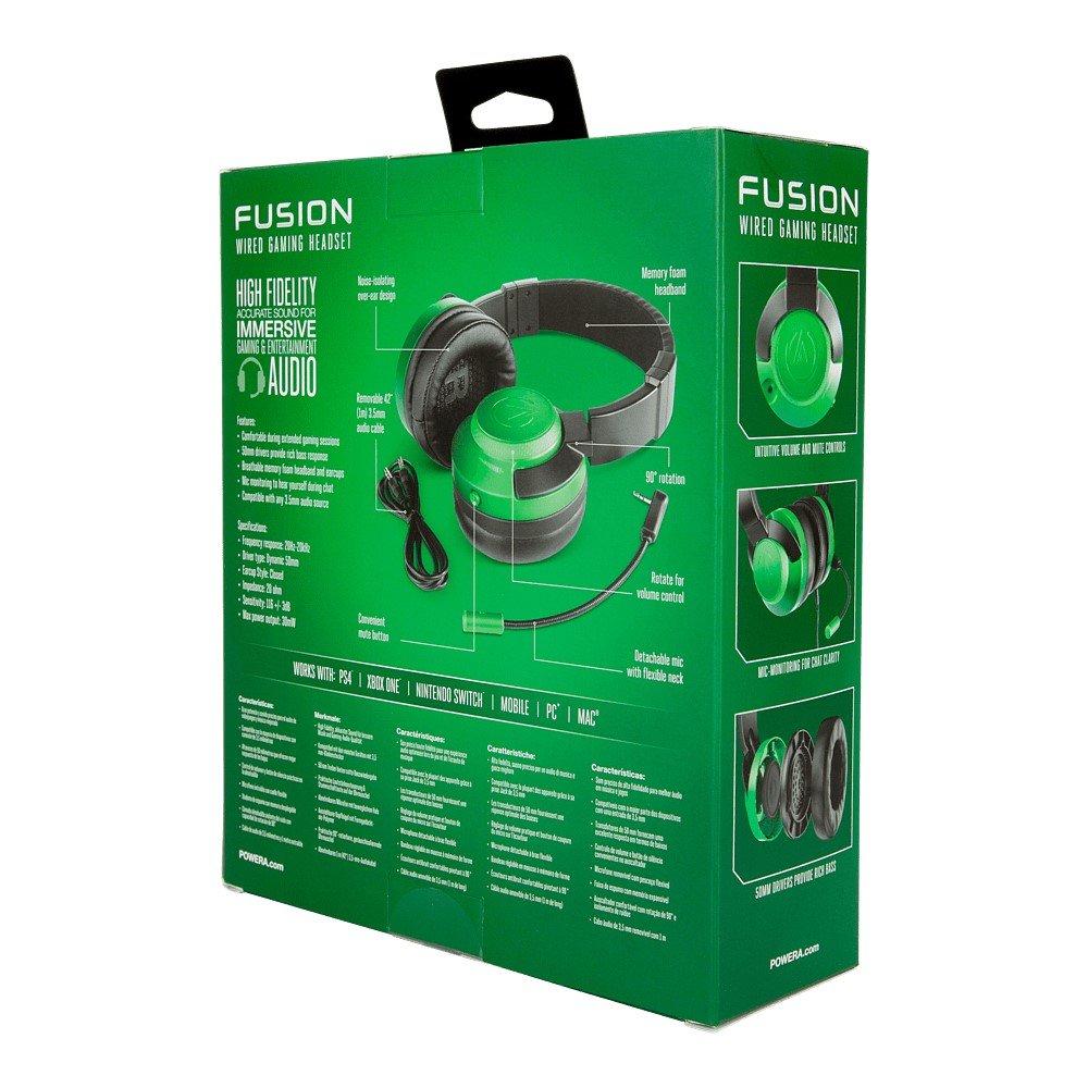 Electronics - PowerA - FUSION Wired Gaming Headset - Emerald Fade - 11