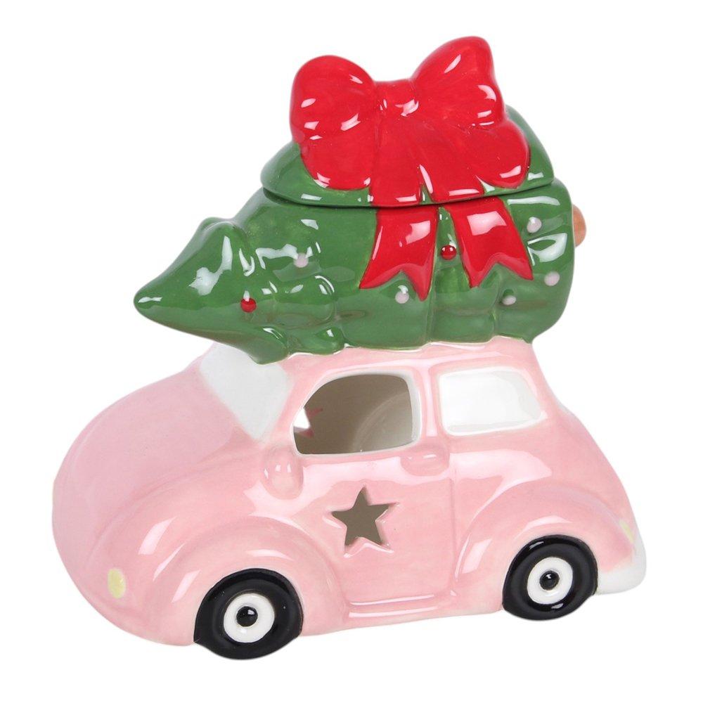 White - Something Different - Pink Car with Christmas Tree Oil Burner - 3