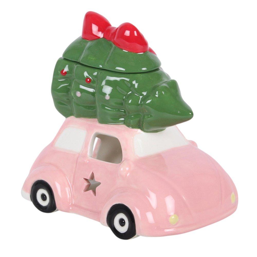 White - Something Different - Pink Car with Christmas Tree Oil Burner - 4
