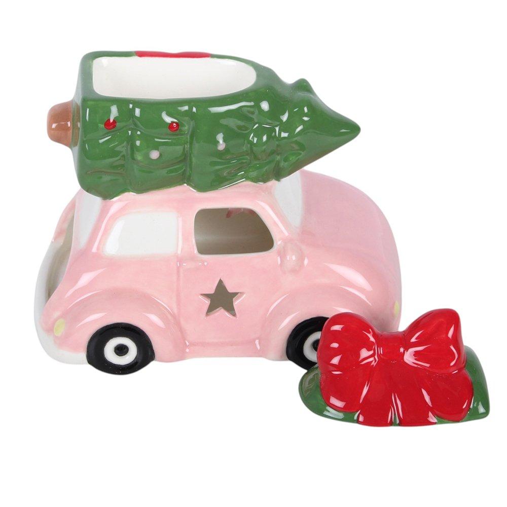White - Something Different - Pink Car with Christmas Tree Oil Burner - 6