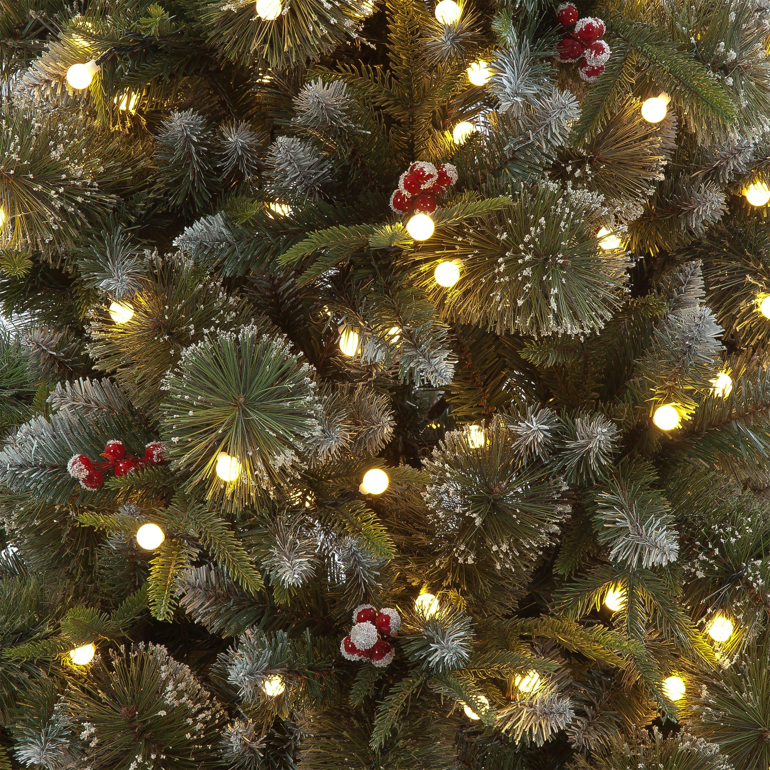 Green - Snowtime - 210cm Pre-lit Minnesota Spruce Tree - 2