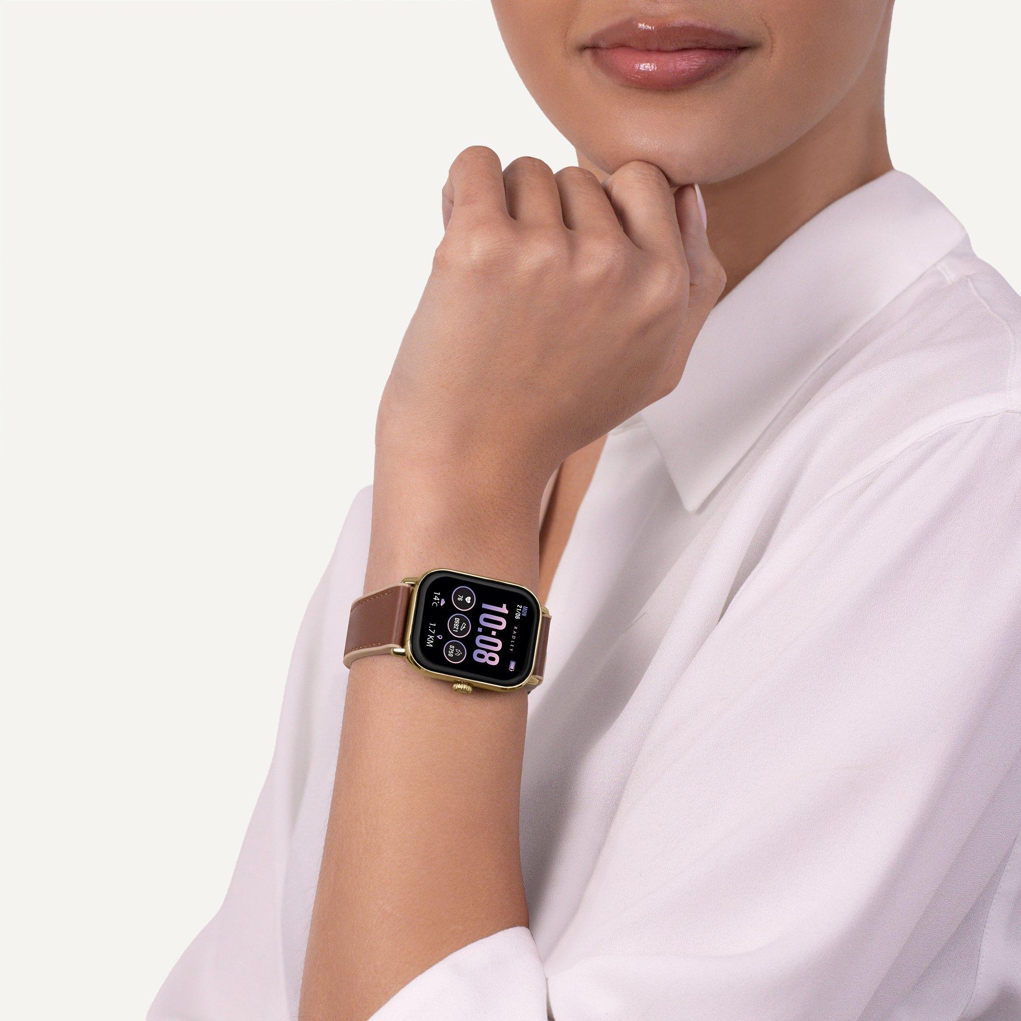 Red - Radley - Radley Series 56 Brown Smart Watch - 2