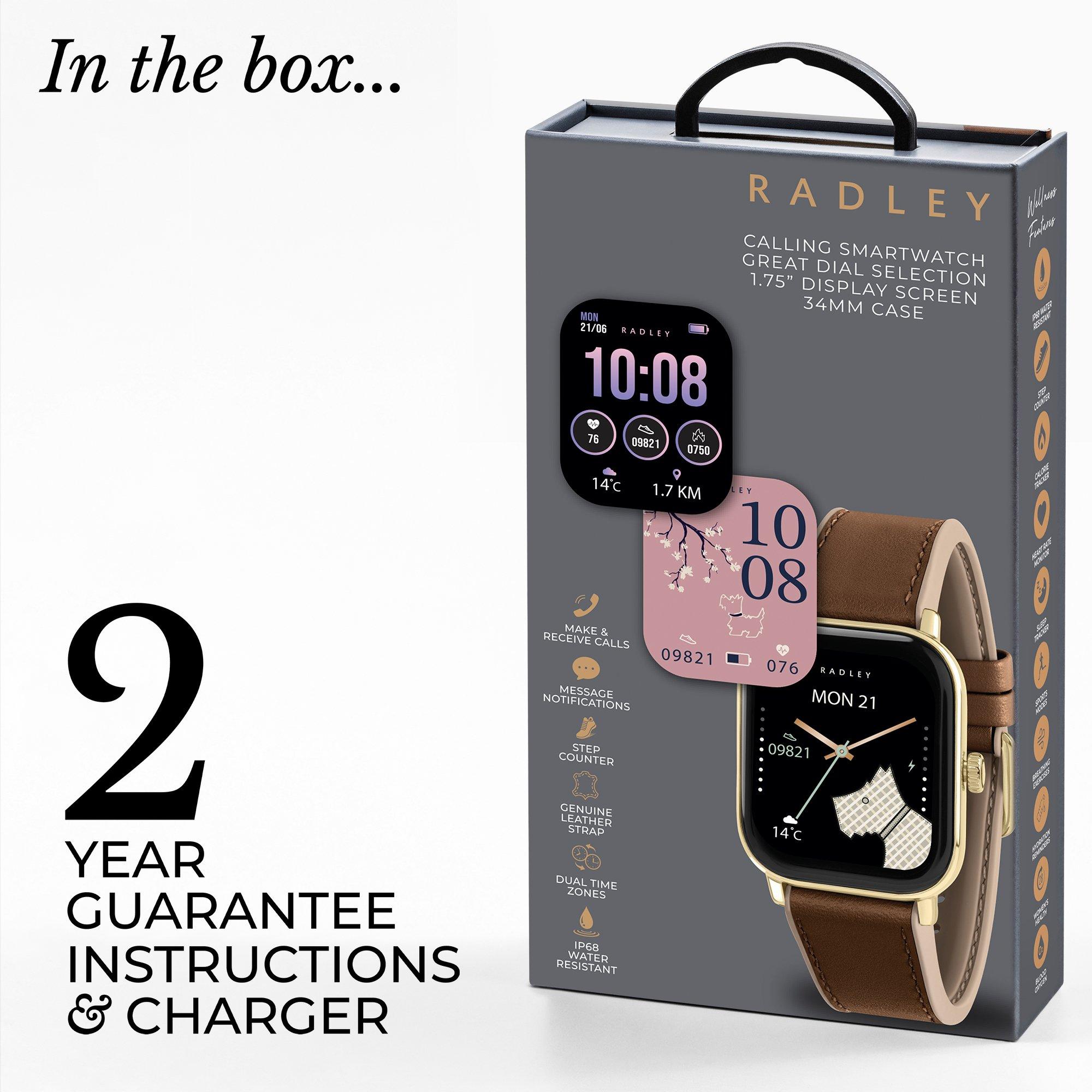 Red - Radley - Radley Series 56 Brown Smart Watch - 5