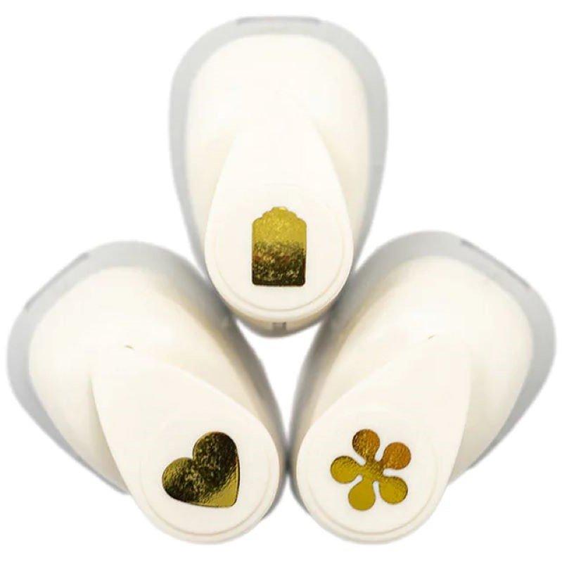 Multi - Crafters Companion - Violet Studios Mini Punch Set - Heart/ Tag/ Flower - 2