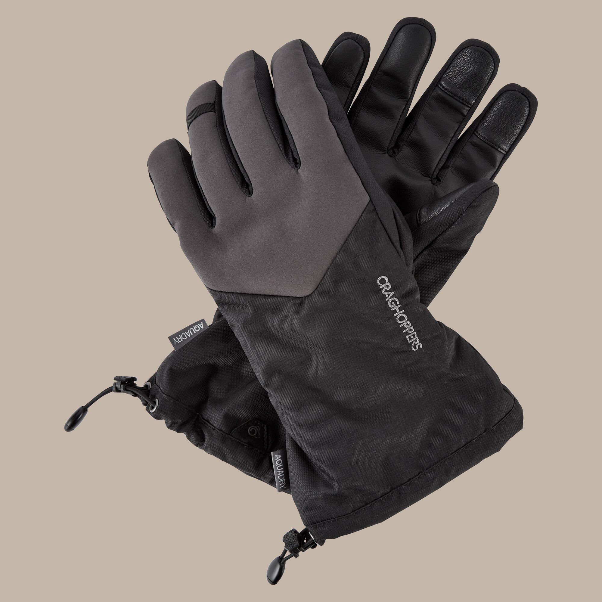 Craghoppers  Otho Glove - Black/Blkpep - M/L