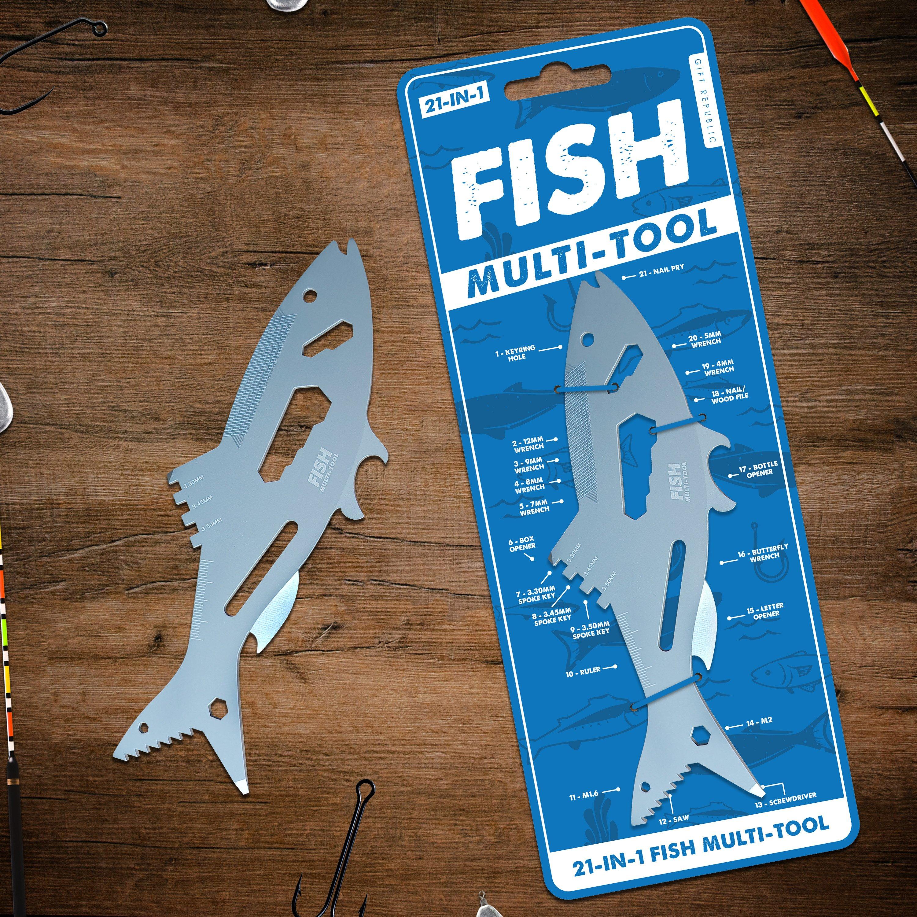Gift Republic | Fish Multi-Tool – 21-in-1 Fisherman’s Gadget | FRASERS