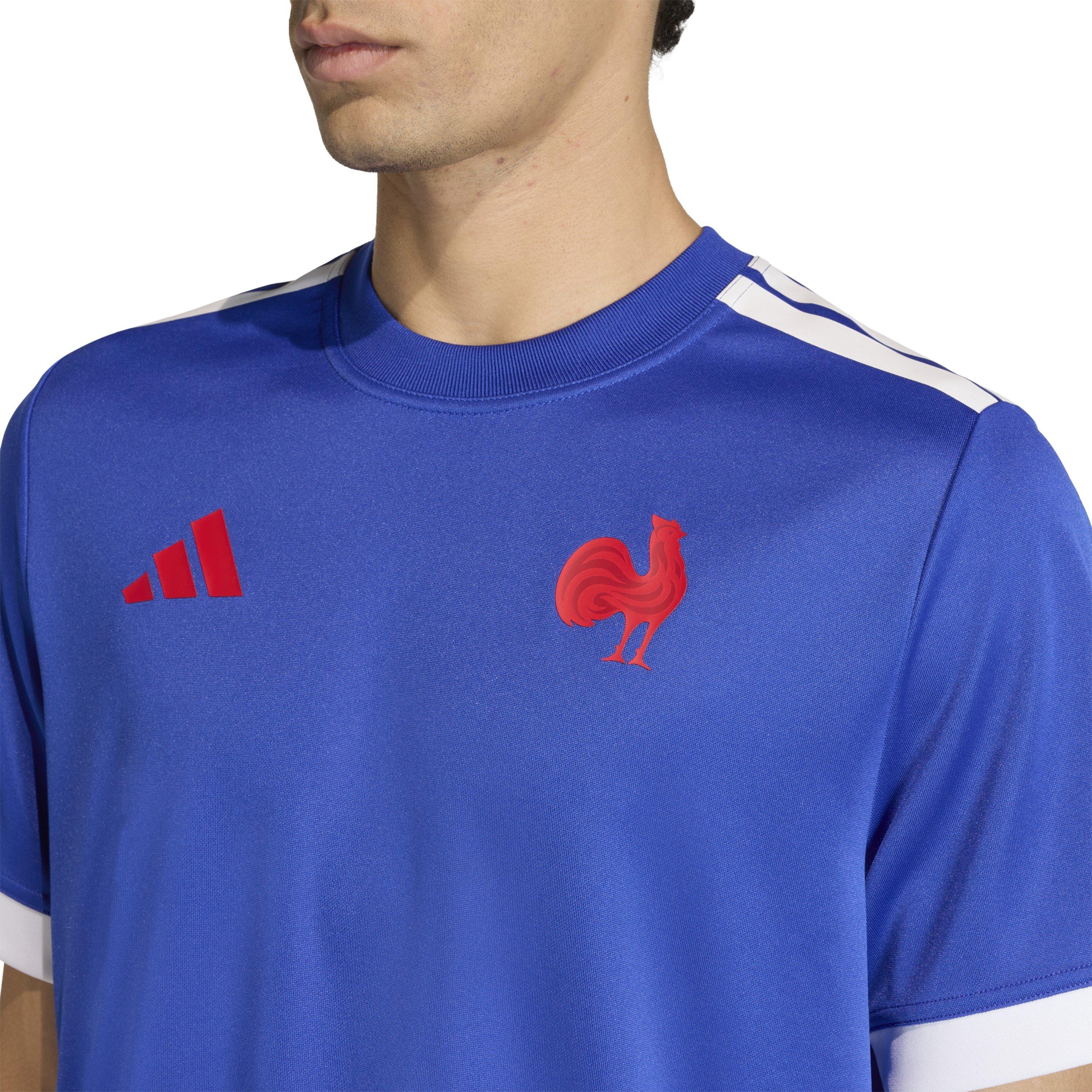 Semi L Blue - adidas - France Rugby Home T-Shirt 2026 Mens - 6