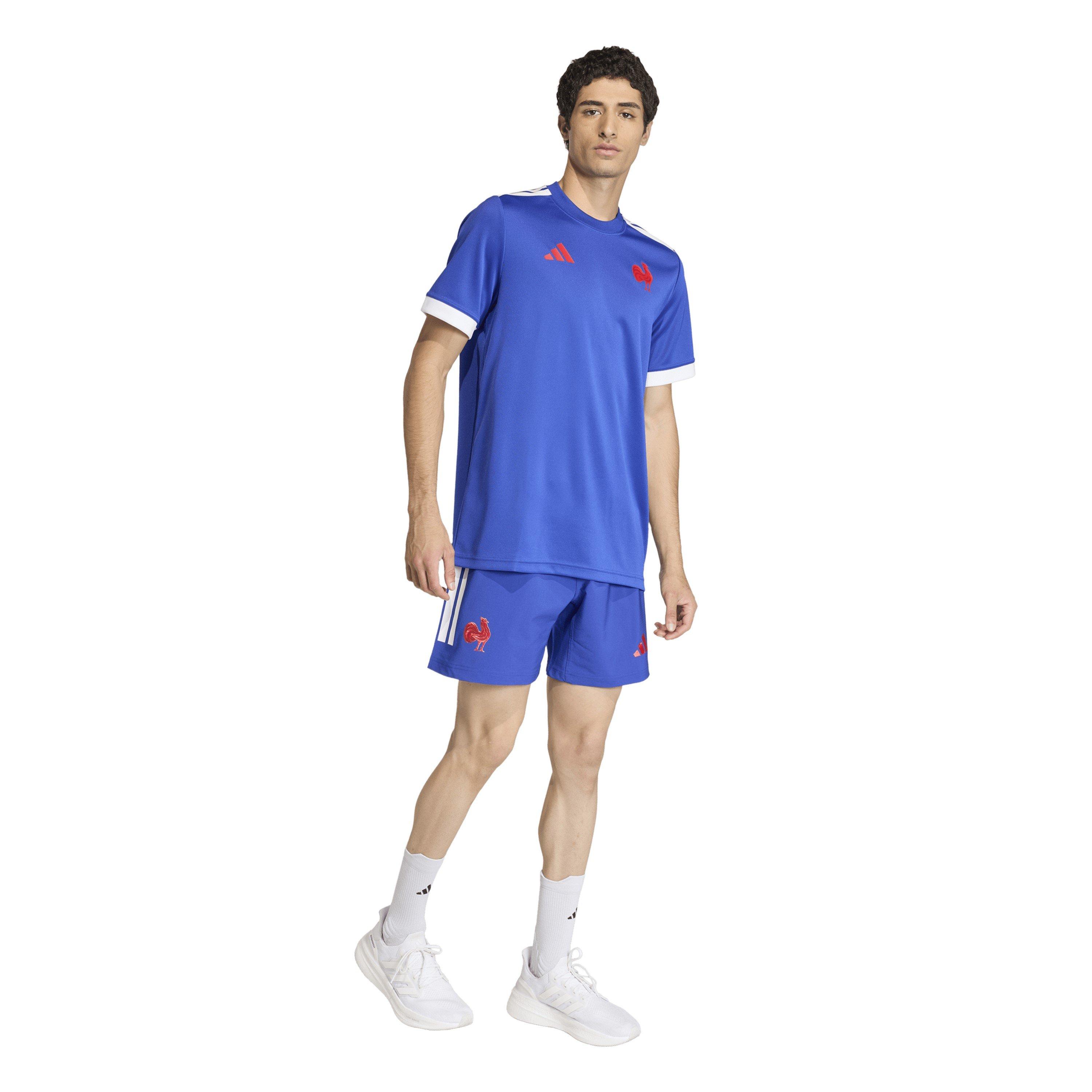 Semi L Blue - adidas - France Rugby Home T-Shirt 2026 Mens - 7