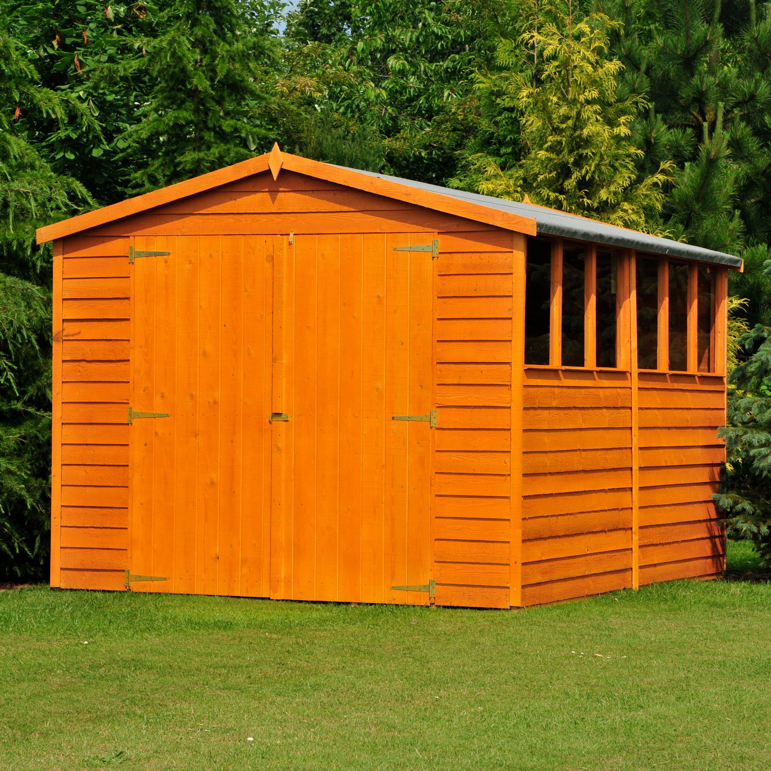 Wood - Shire - Overlap 10x10 Double Door - 1