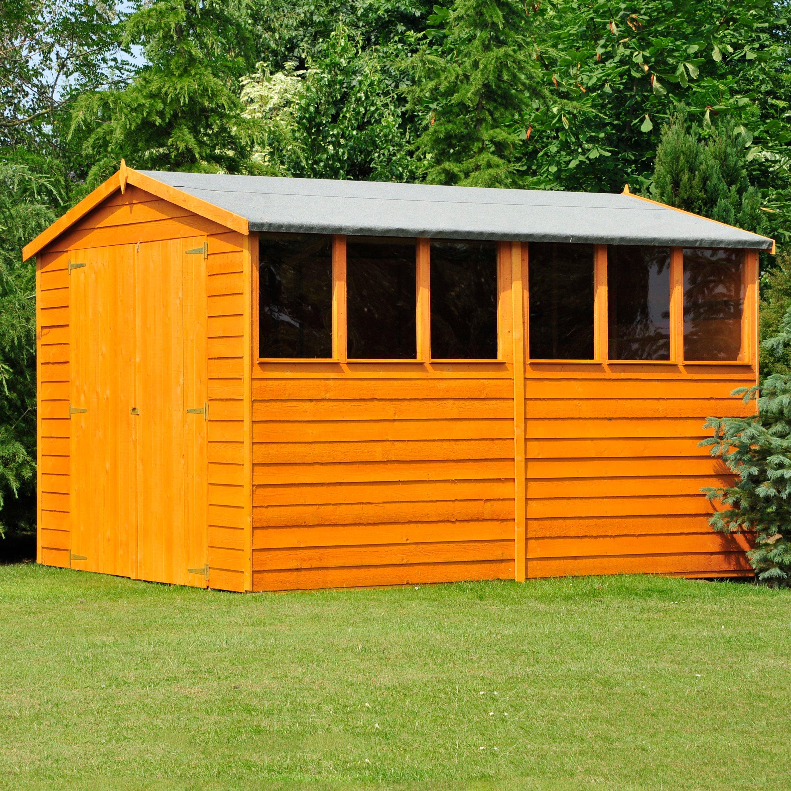 Wood - Shire - Overlap 10x10 Double Door - 2