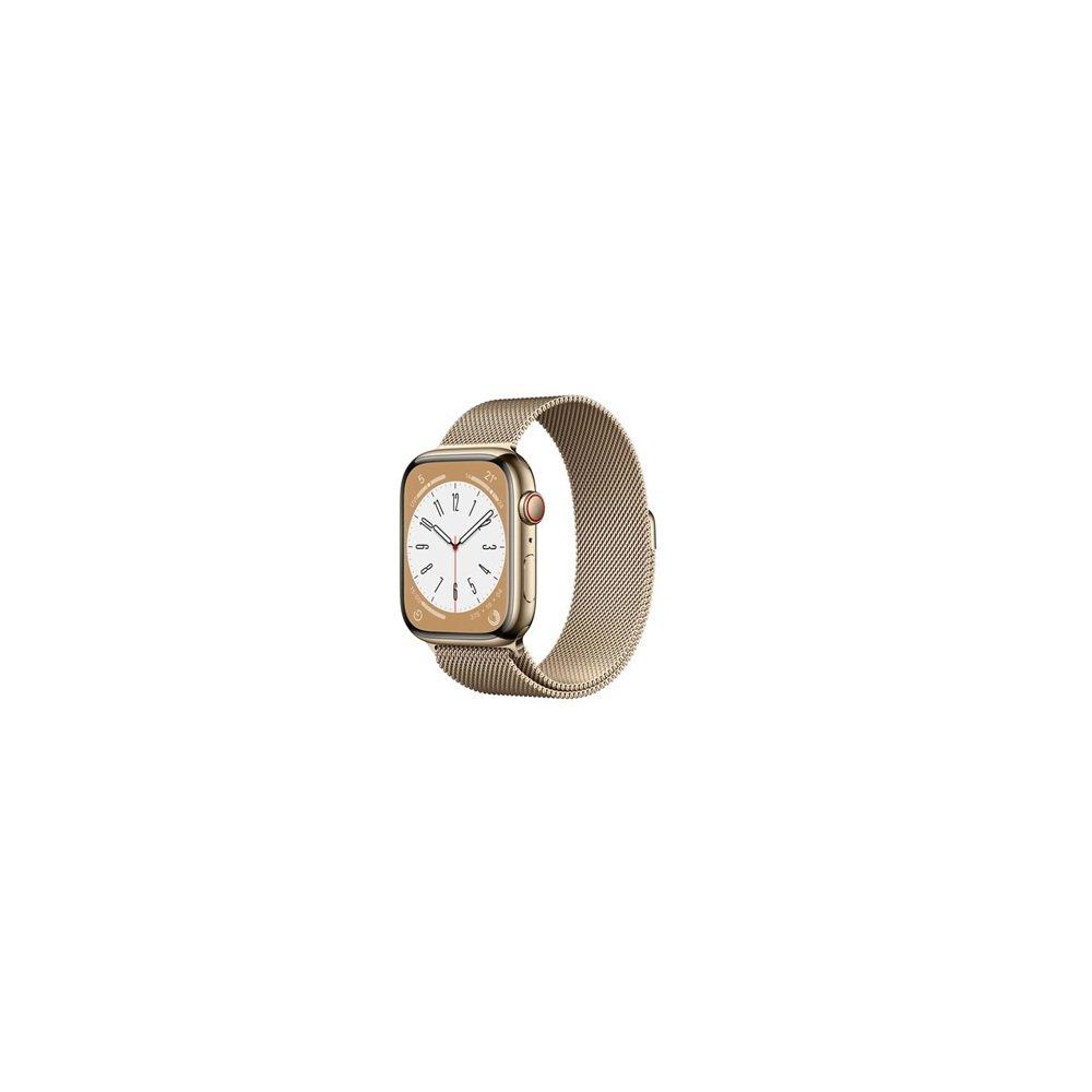 Gold - Apple - Apple Watch Series 8 GPS + Cellular 45mm Gold - 1