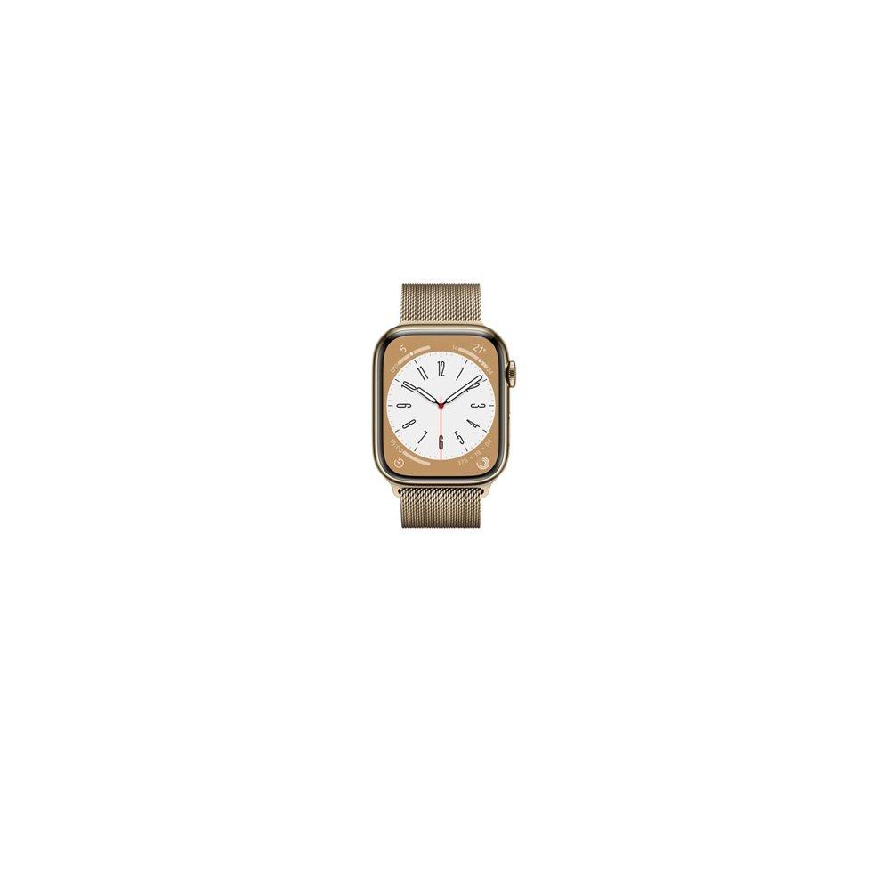 Gold - Apple - Apple Watch Series 8 GPS + Cellular 45mm Gold - 2