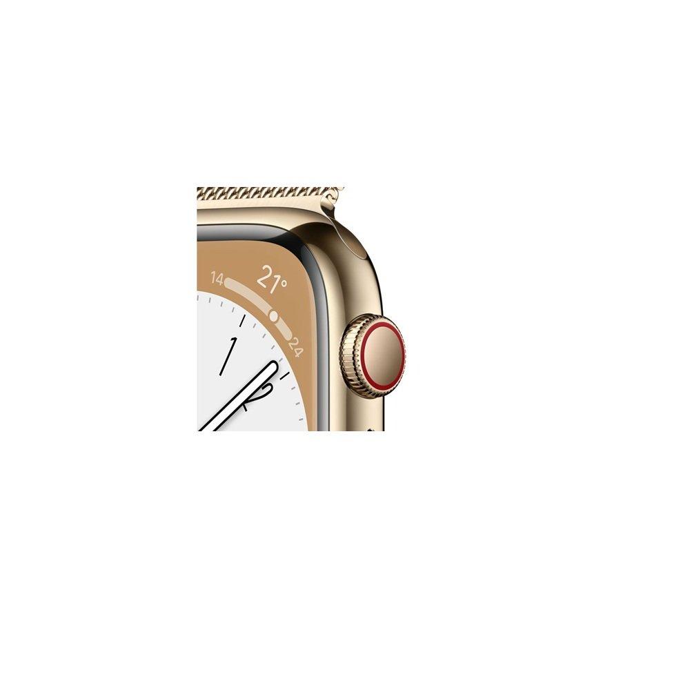 Gold - Apple - Apple Watch Series 8 GPS + Cellular 45mm Gold - 3