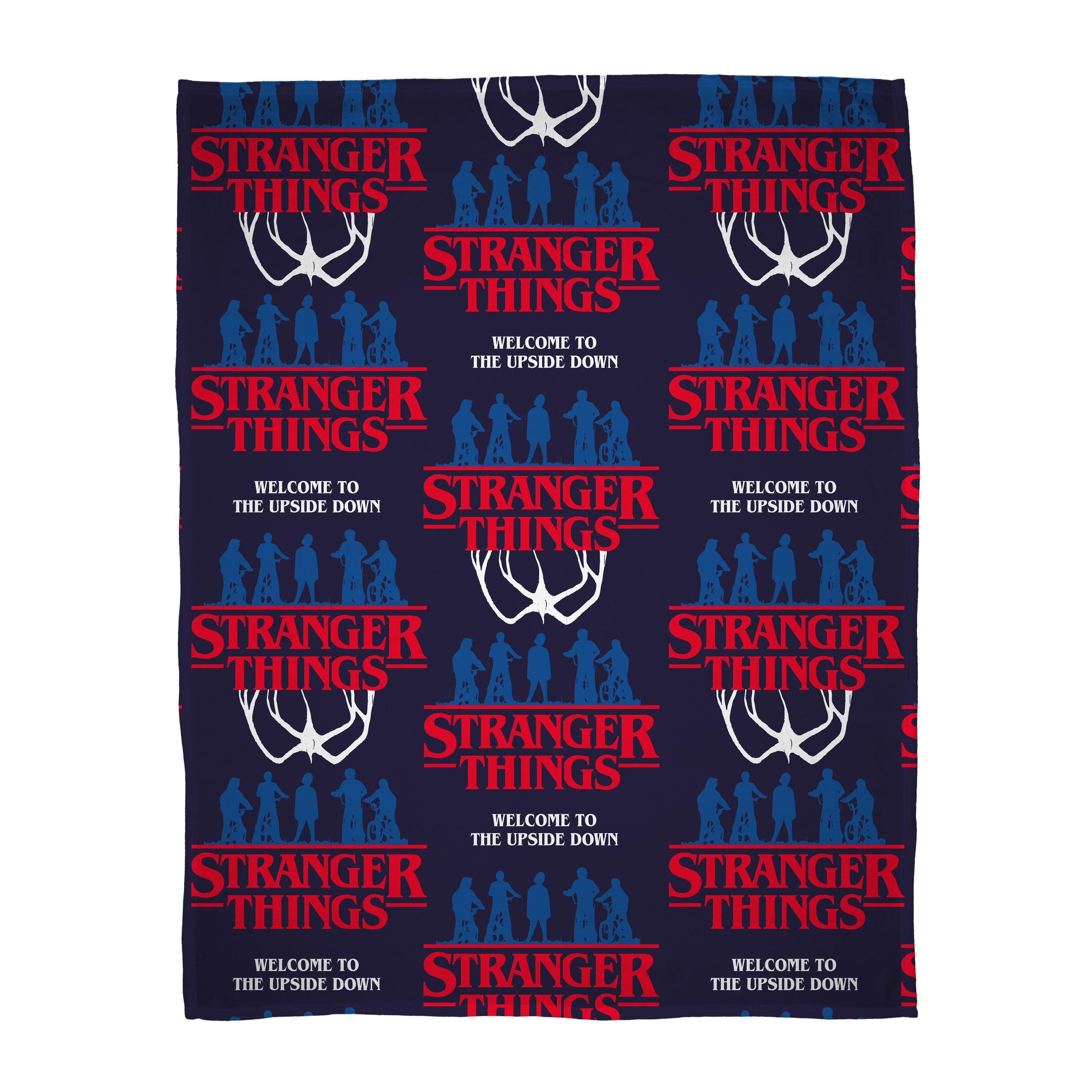 Multi - Stranger Things - Flames Fleece Blanket - 1