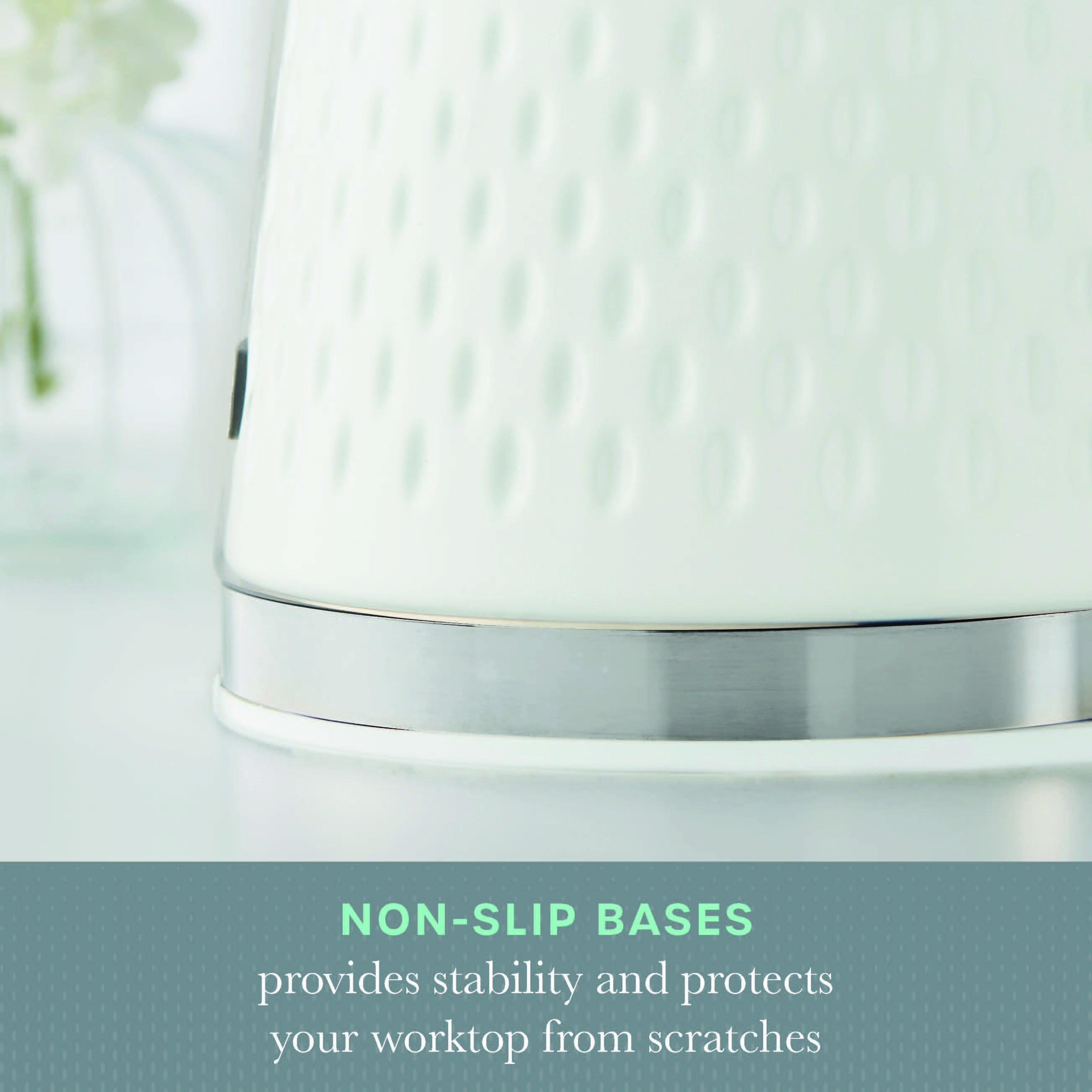 White - Swan - Elegance Set of 3 Canisters - 7