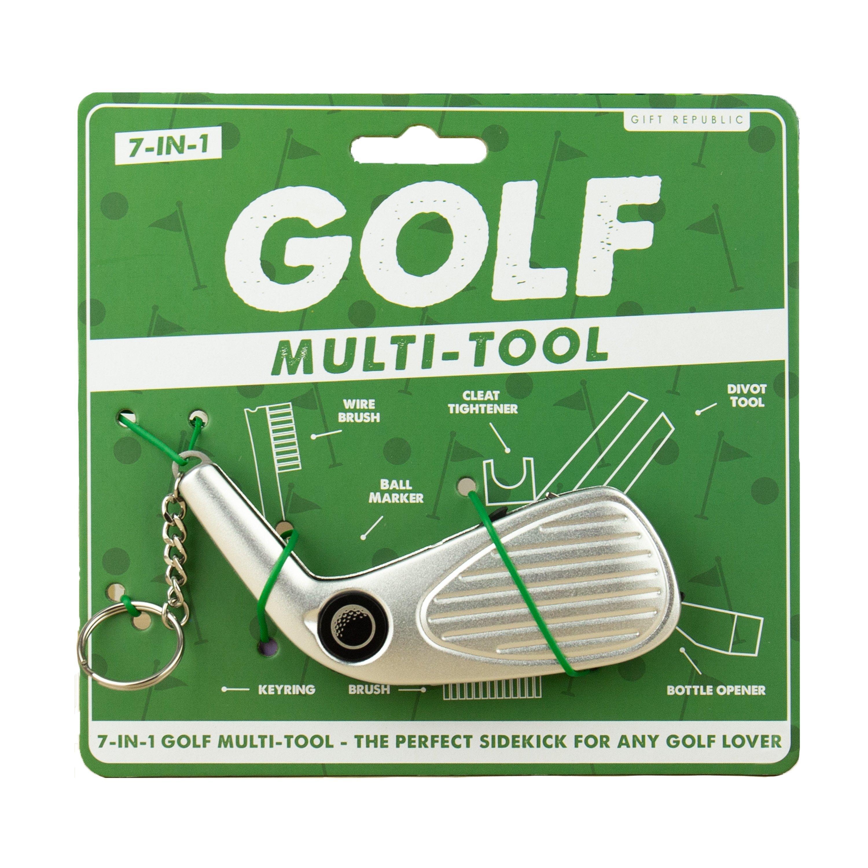 Gift Republic Men's Golf -Tool – 7-In-1 Golfers’ Gadget
