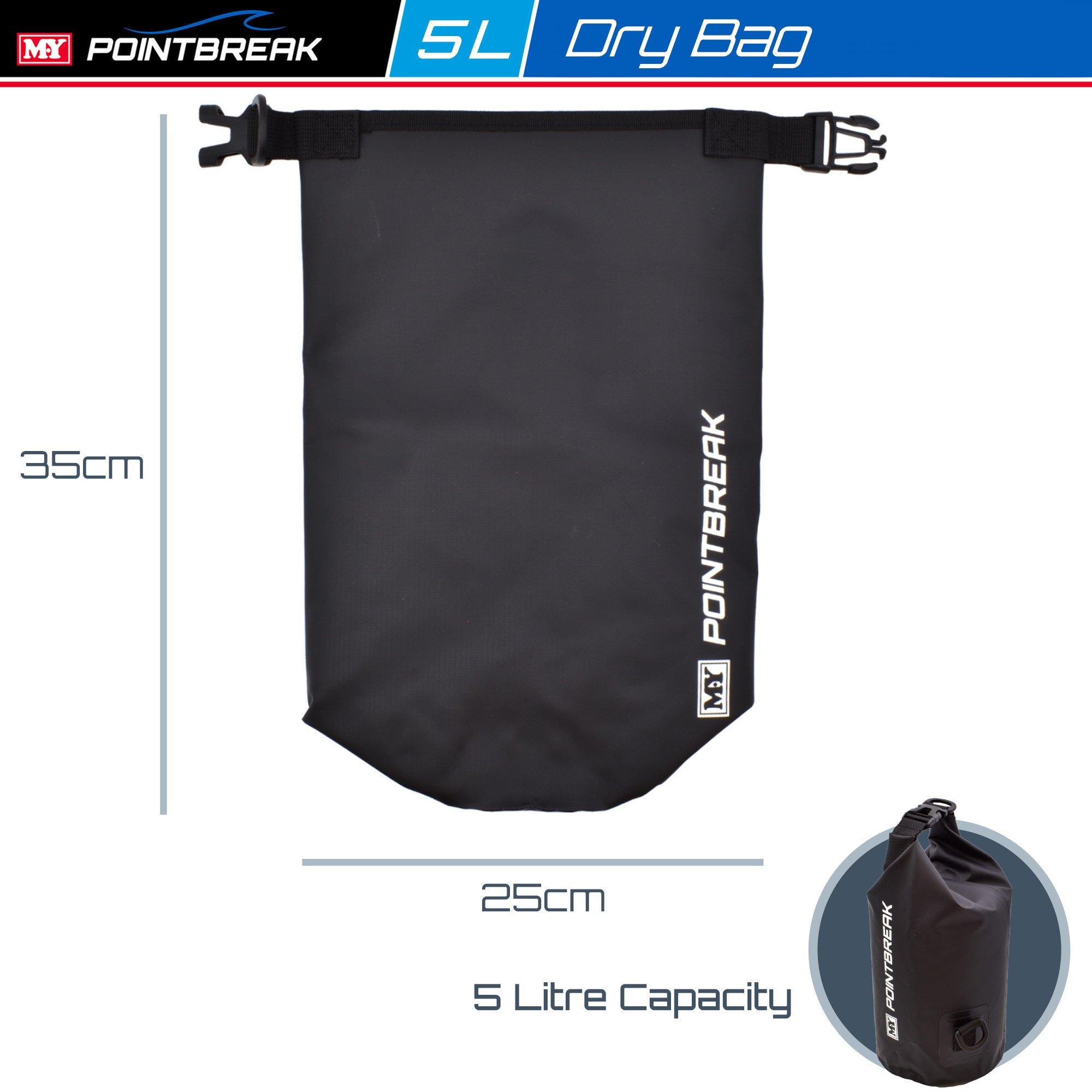 Black - Planet Direct - M.Y Point Break 5L Dry Bag - 2