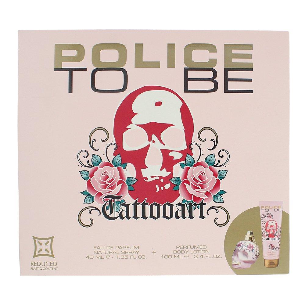 None - Police - Police To Be Tatto Art 2 Piece Gift Set - 3