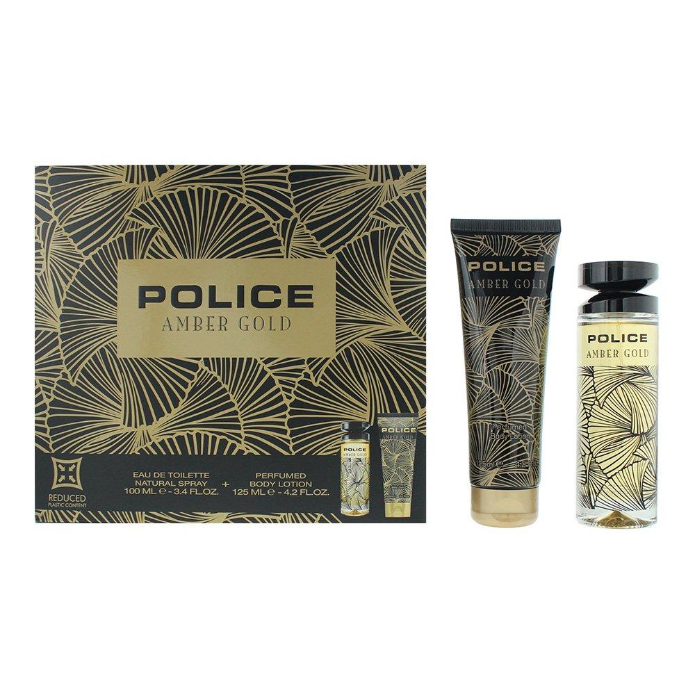 None - Police - Police Amber Gold 2 Piece Gift Set - 1