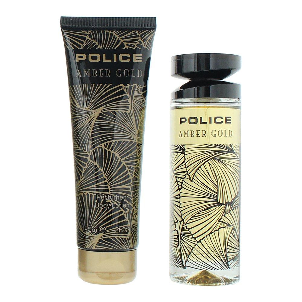 None - Police - Police Amber Gold 2 Piece Gift Set - 2