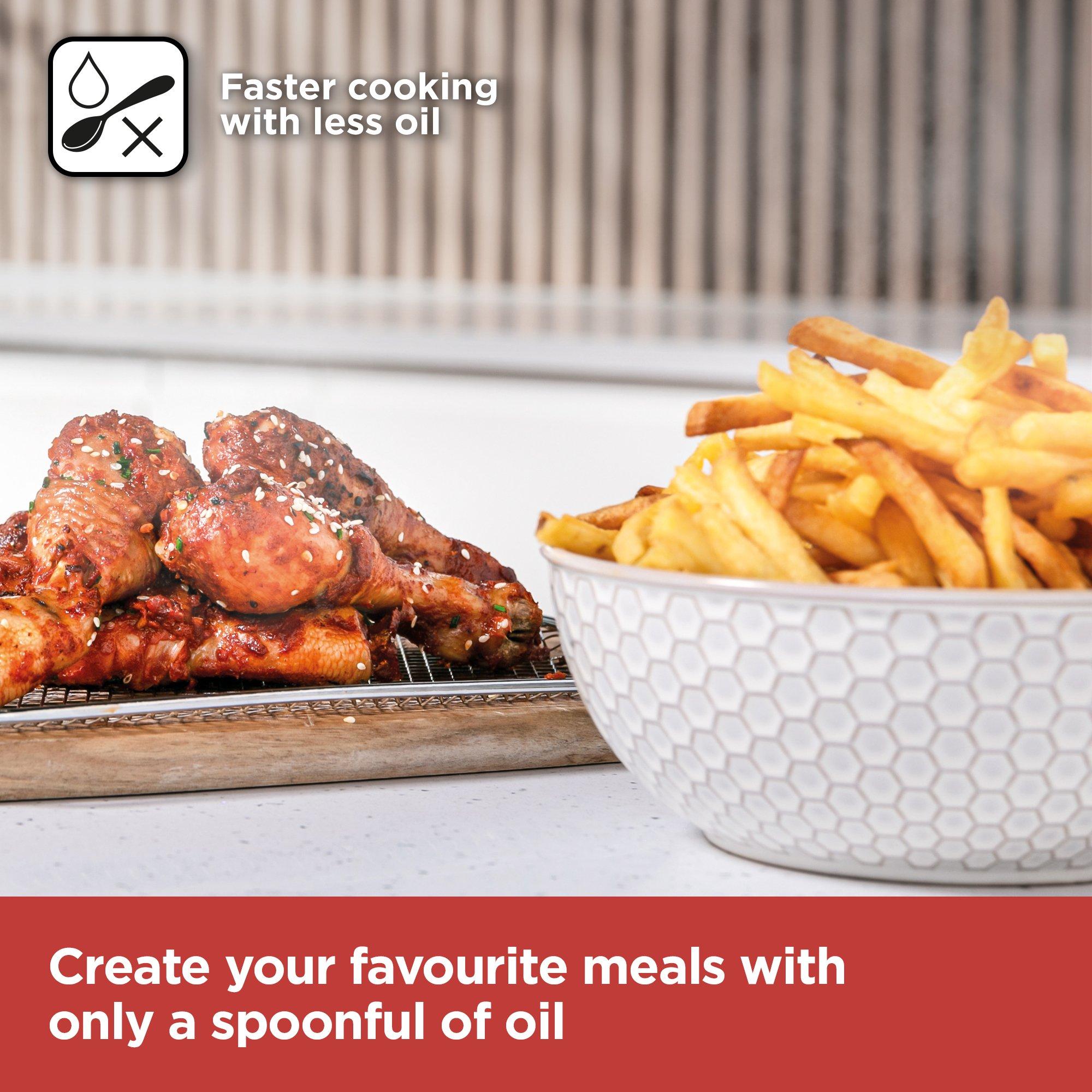 Black - Black and Decker - 12L Digital Air fryer Oven Black - 4