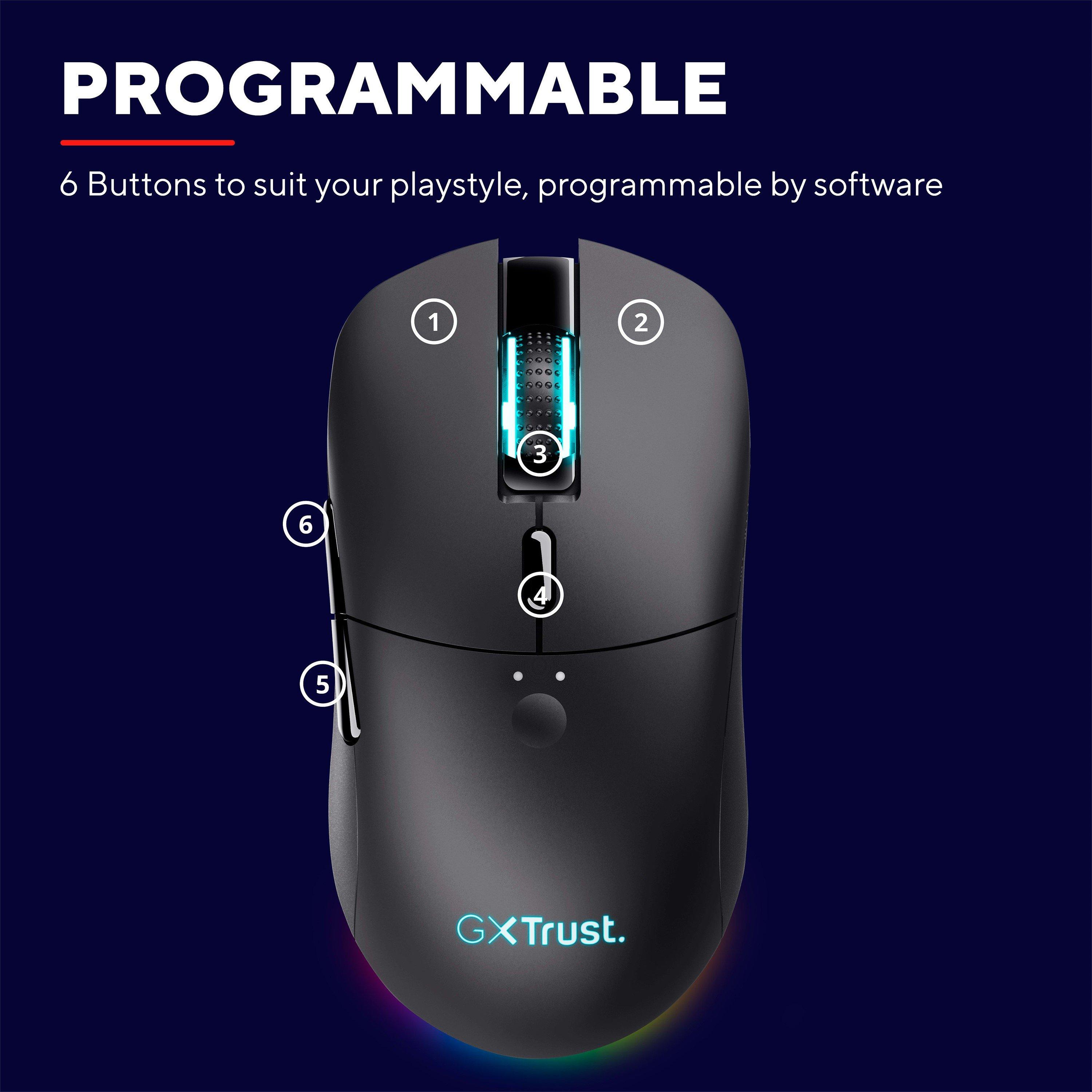 Black - Trust - Trust GXT980 Redex Wireless Mouse - 2