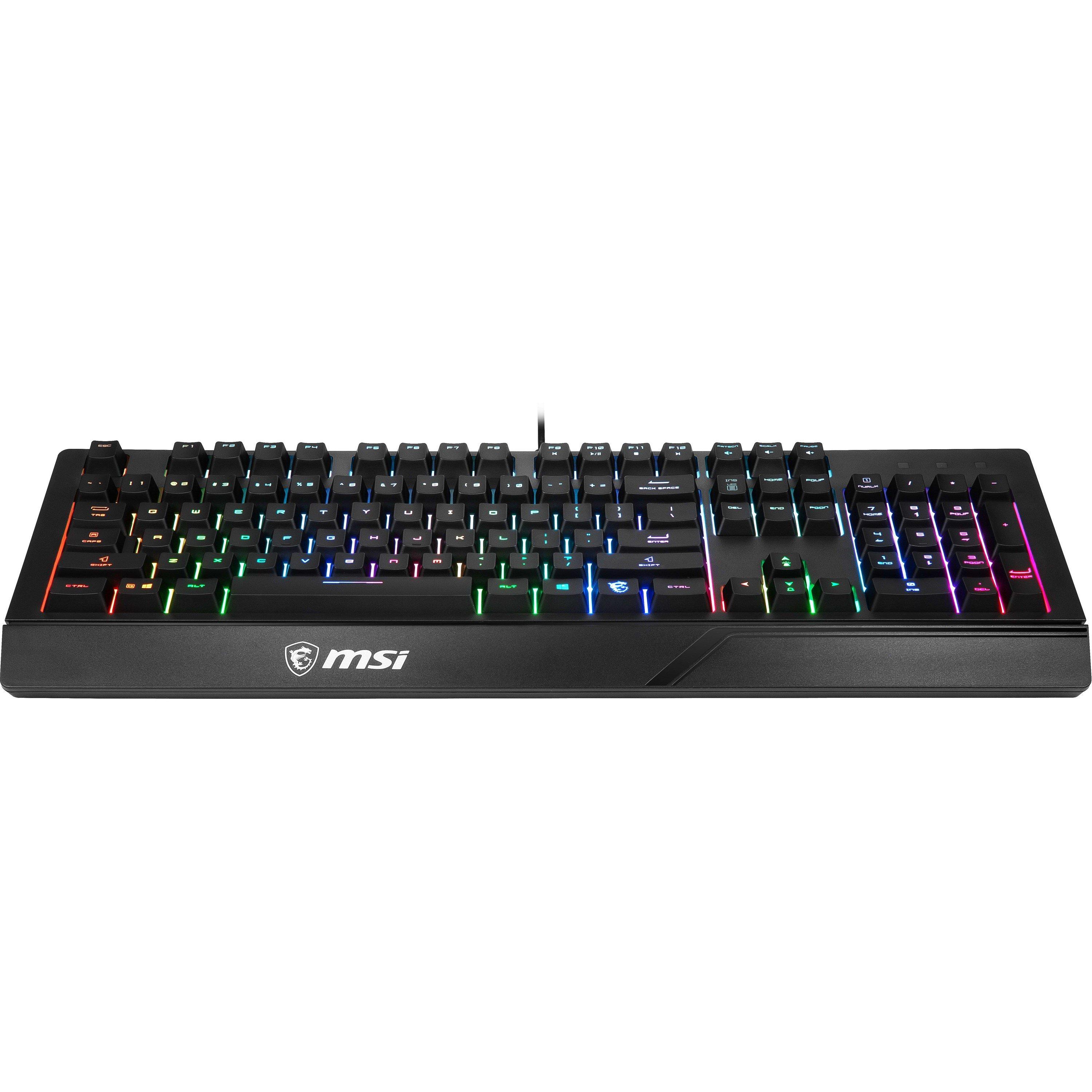 Black - MSI - VIGOR GK20 RGB Gaming Keyboard - 6