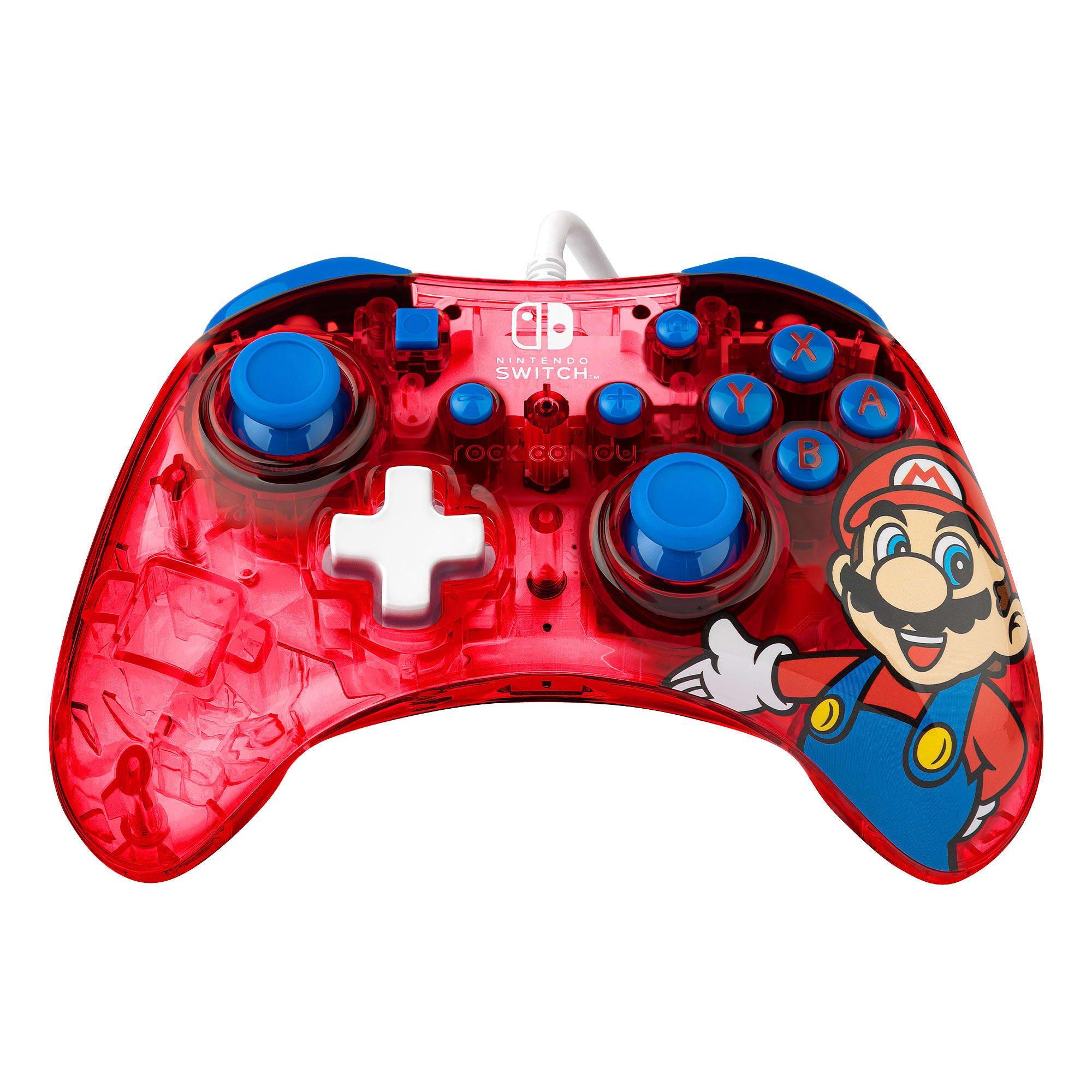 Mario Red - PDP - Rock Candy Switch Wired Controller: Mario Punch - 3